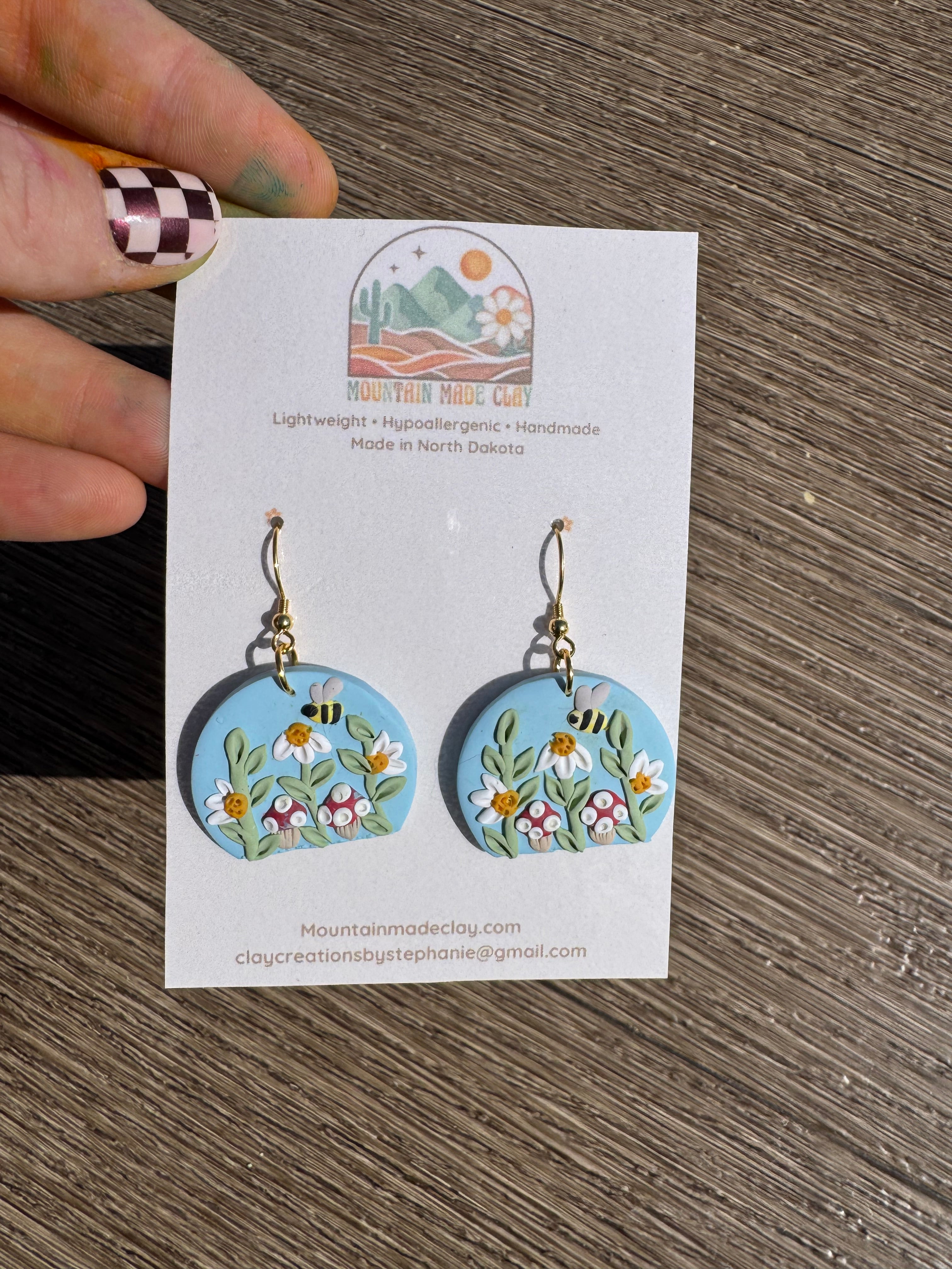 Garden Scene Earrings