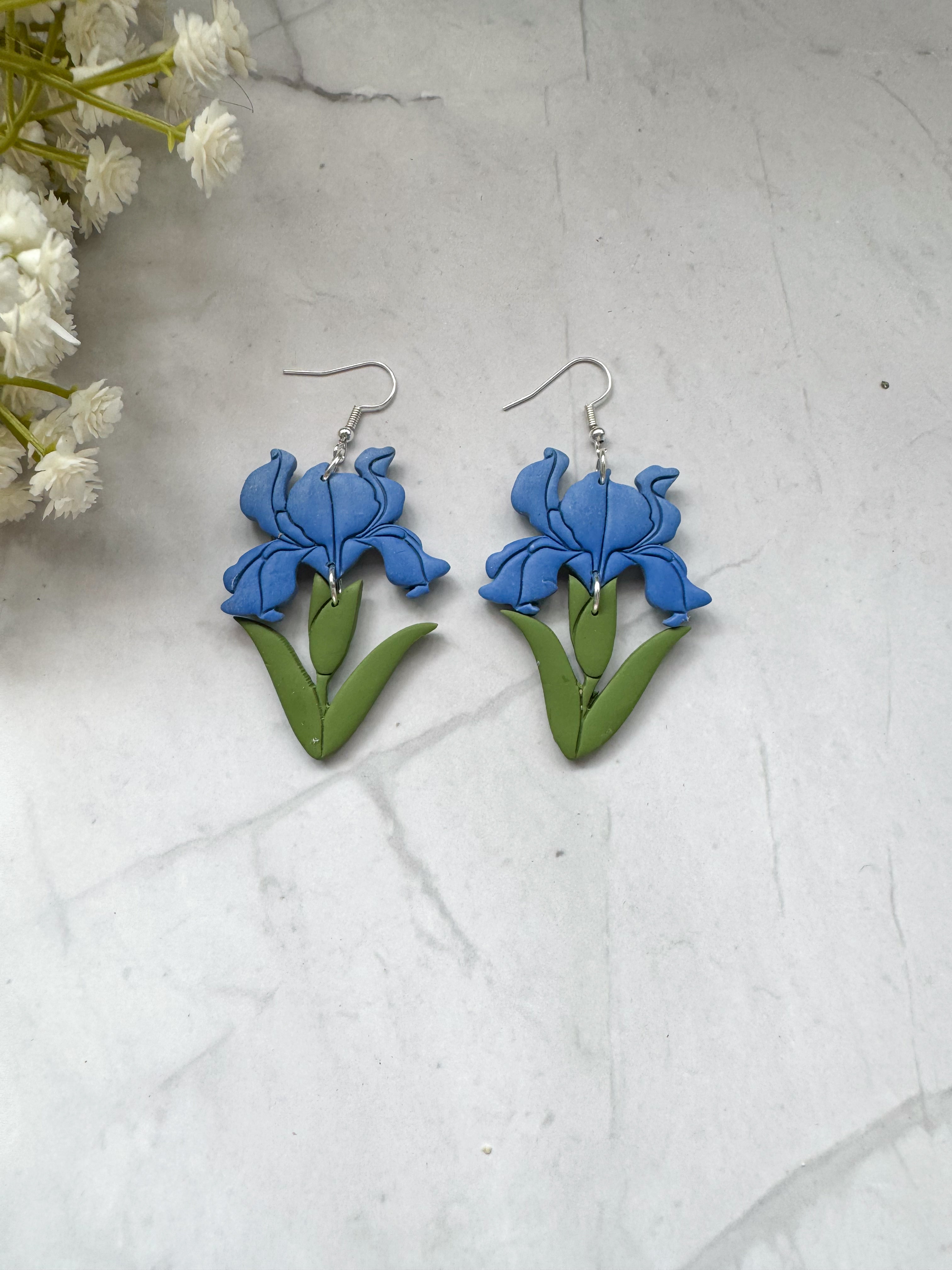 Iris Clay Earrings