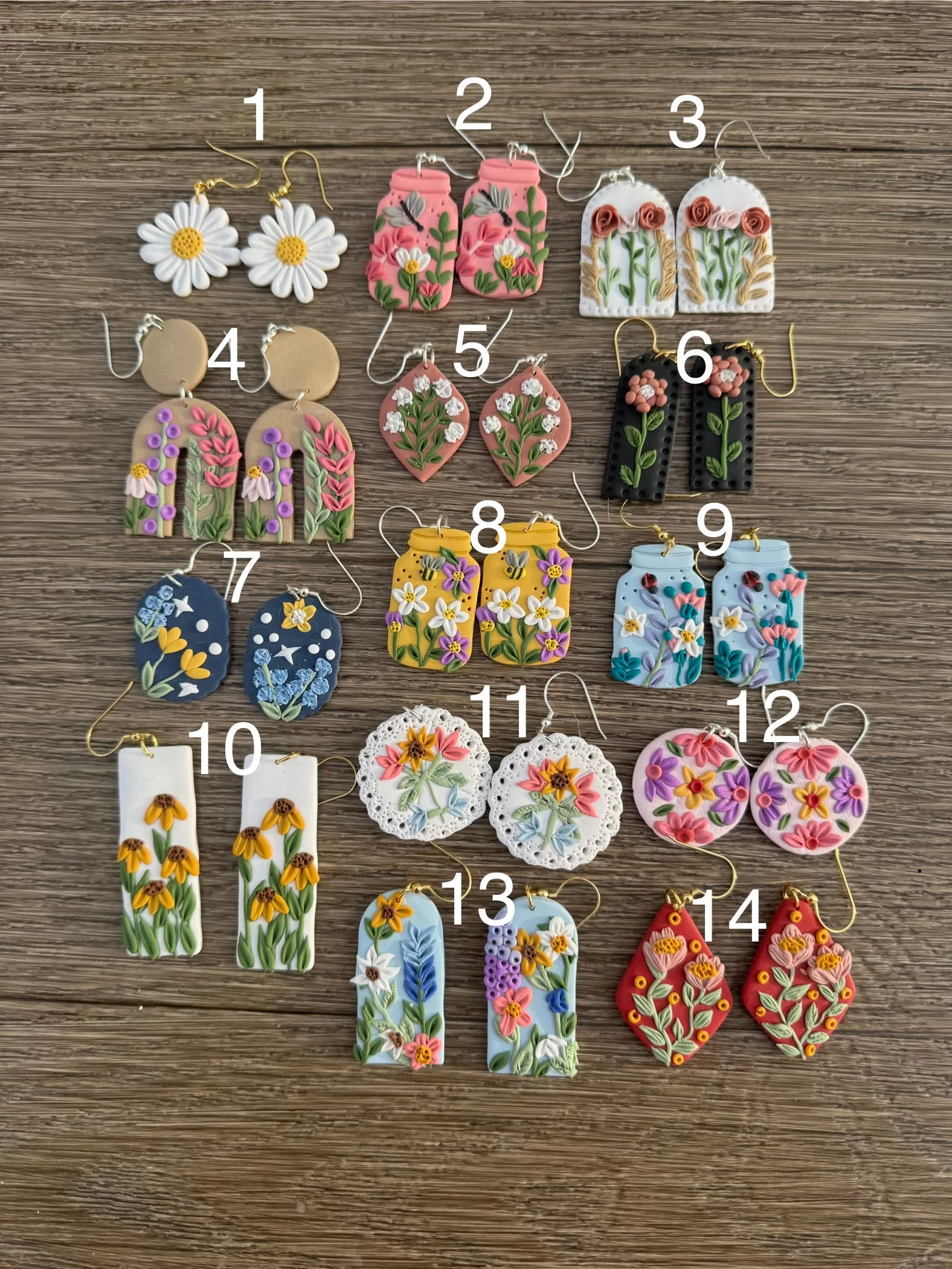 Choose Your Style | Bloom & Brim Handmade Flower Earrings