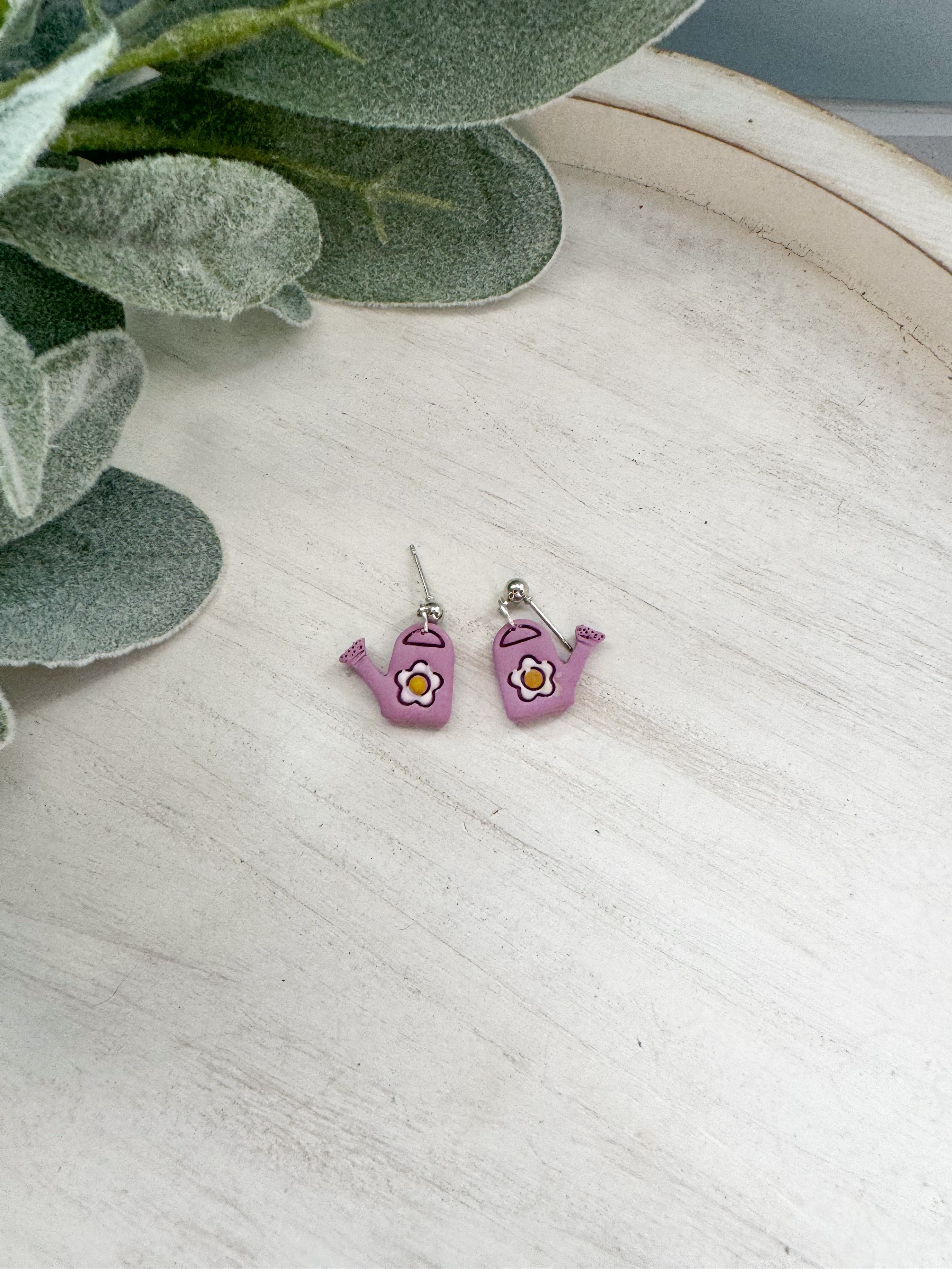 Water Can Clay Earrings