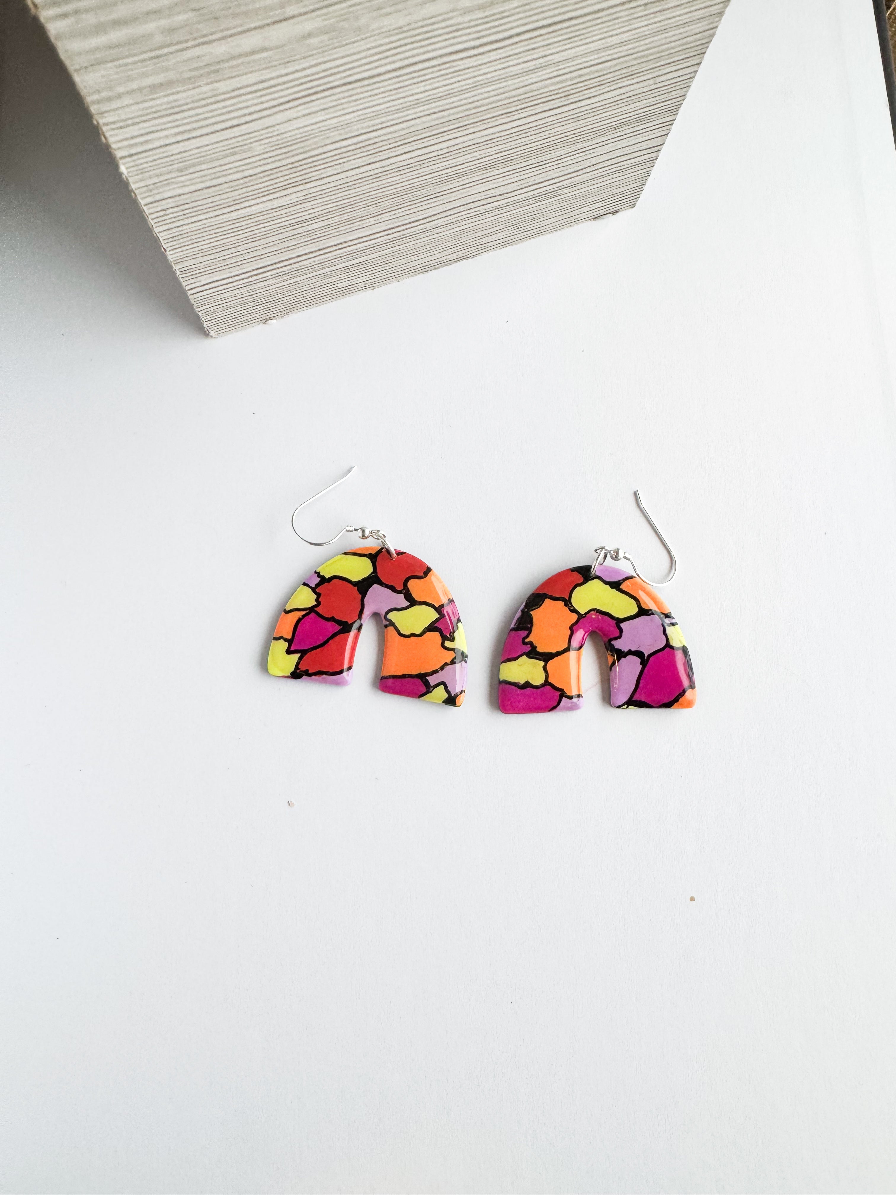 Neon Sugar Archway Dangles