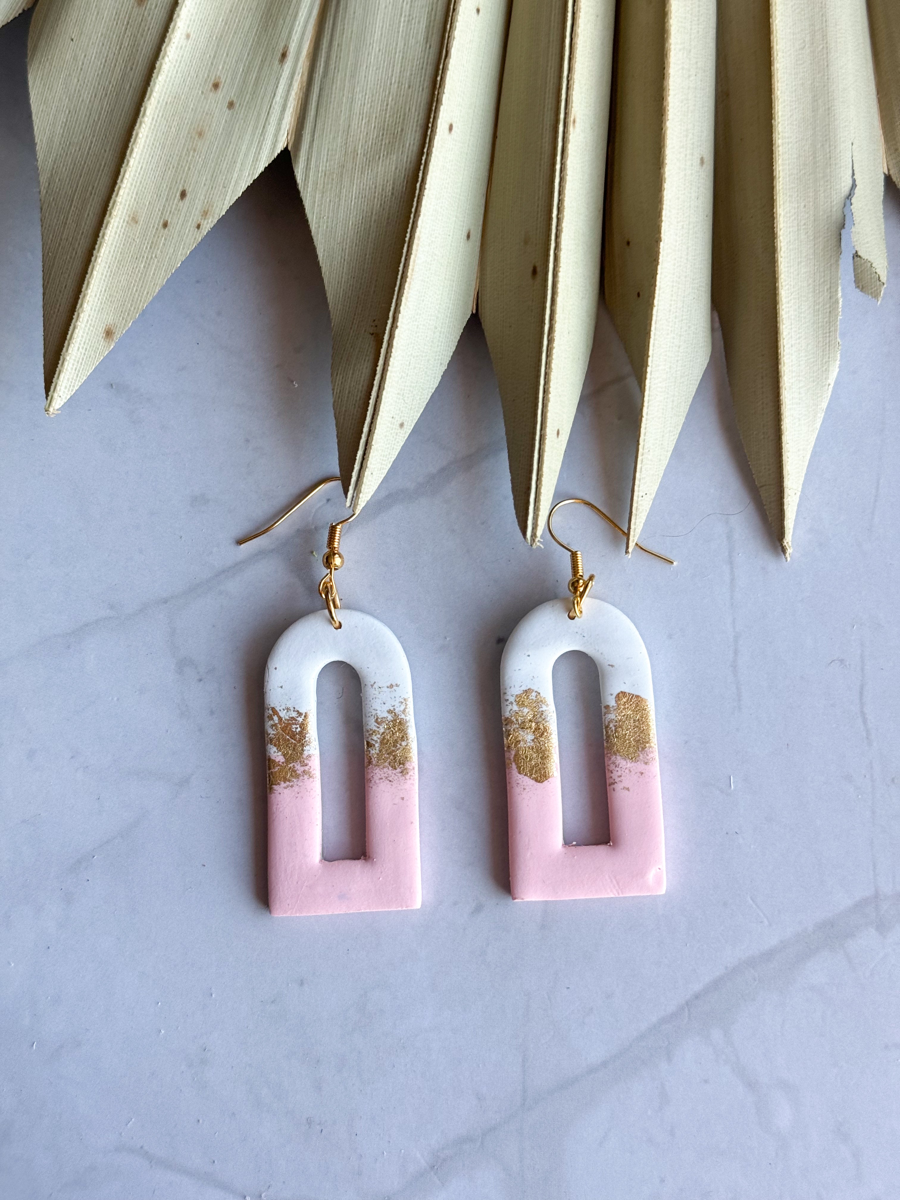 Foil Clay Earrings