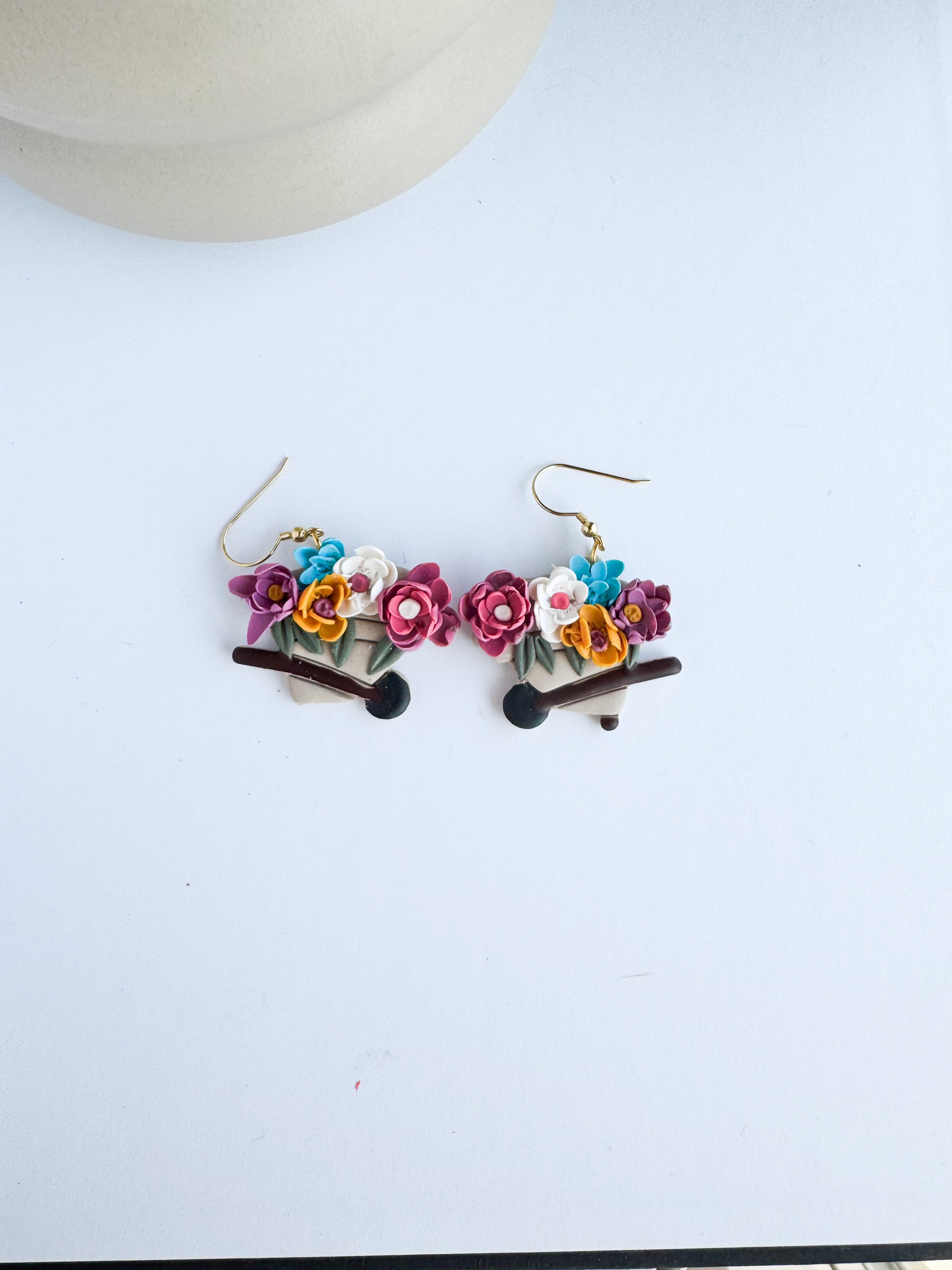 Wheel Barrow Earrings