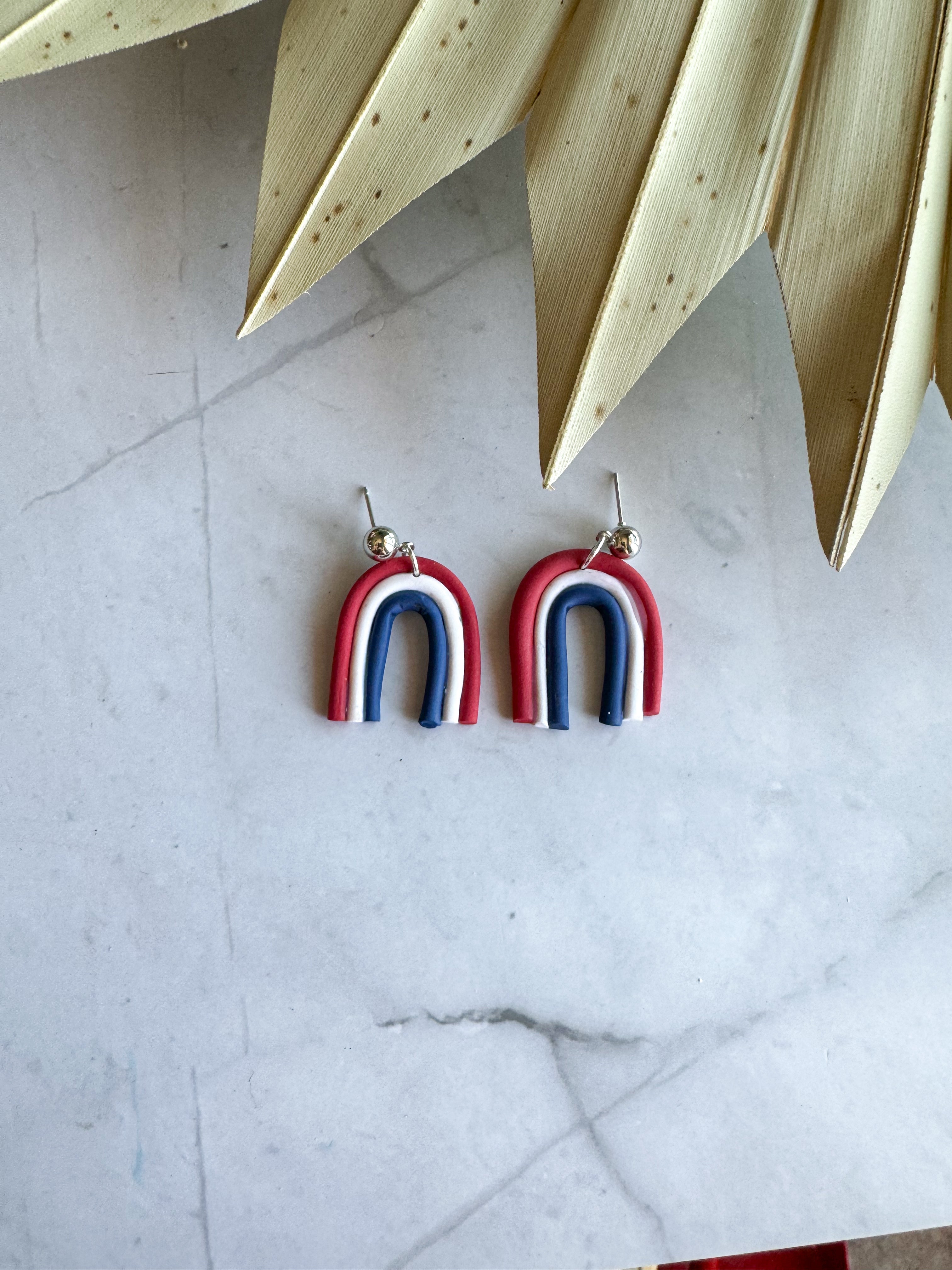 Red, white , and blue Rainbow