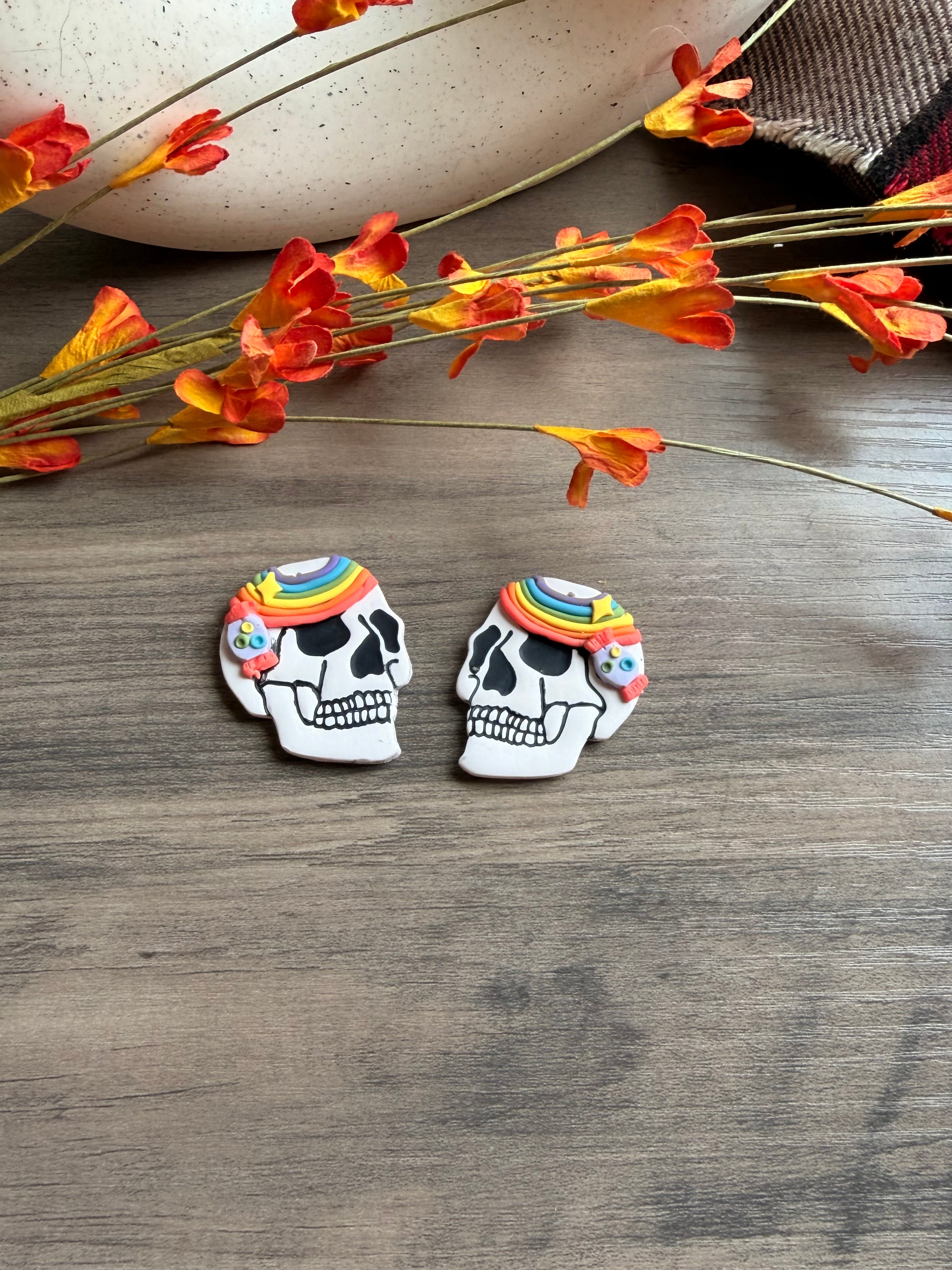 Rainbow Reaper Earrings