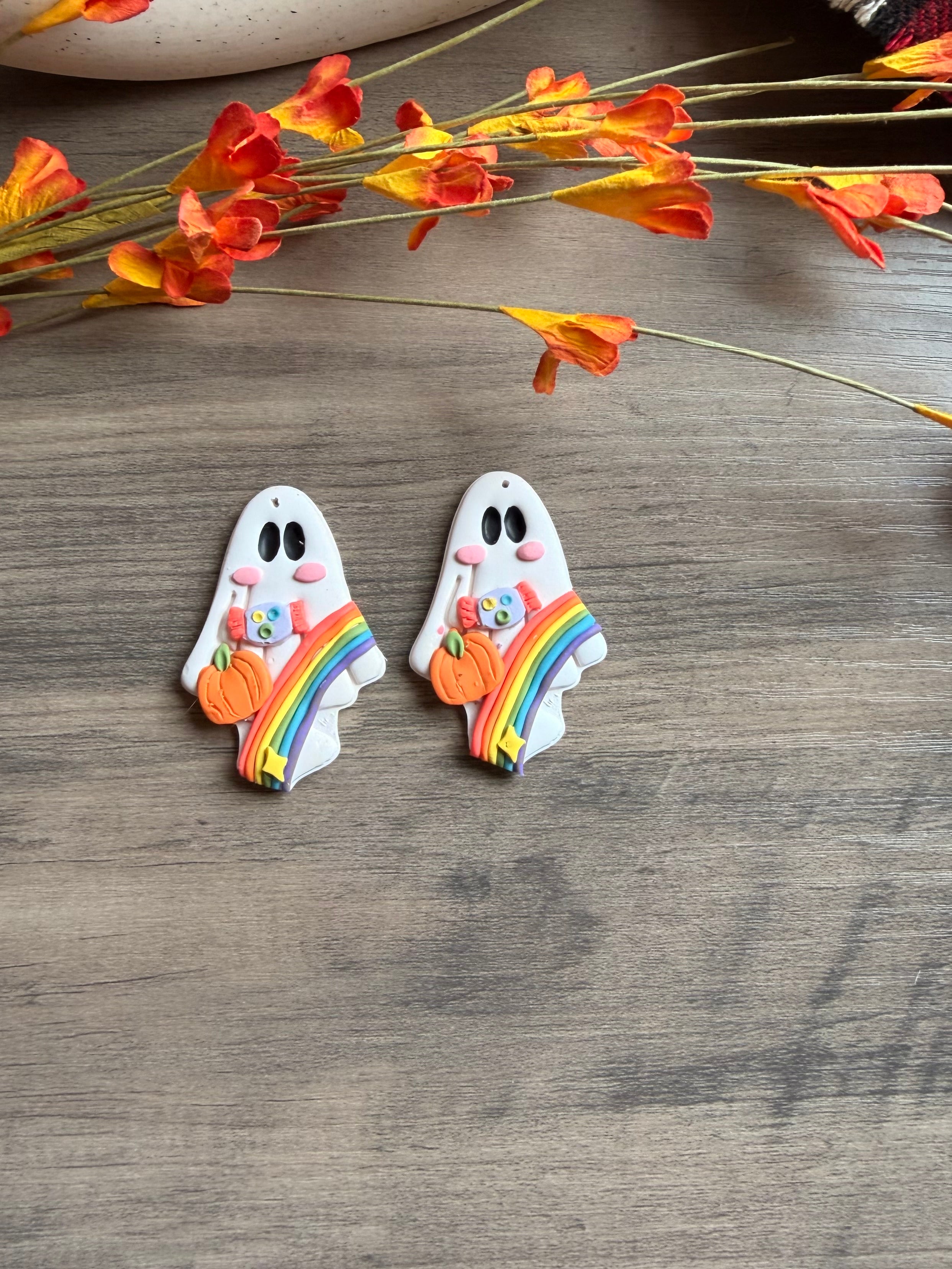 Somewhere over the pumpkin patch Earrings