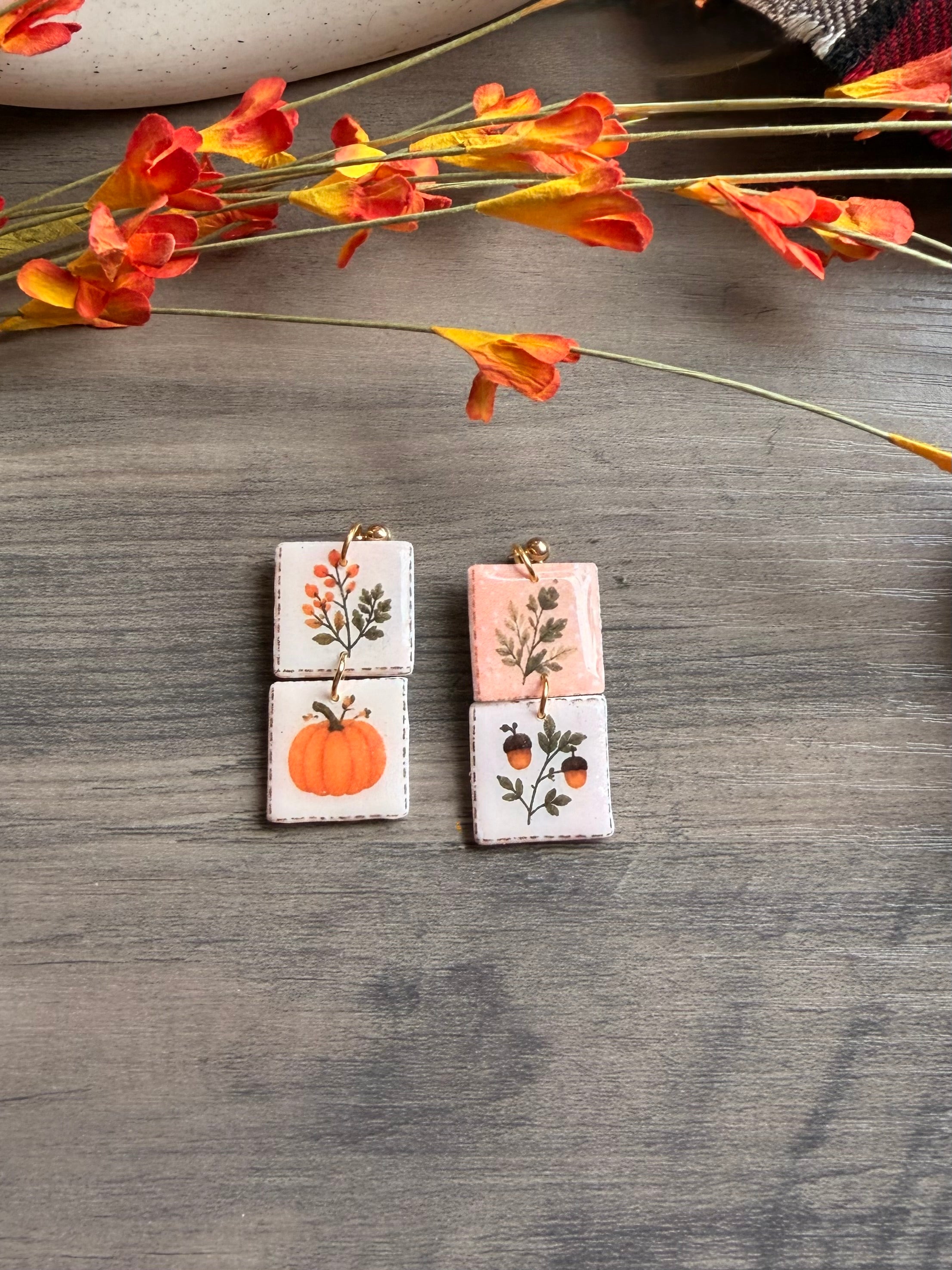 Autumn Storybook | One-of-a-Kind Earrings
