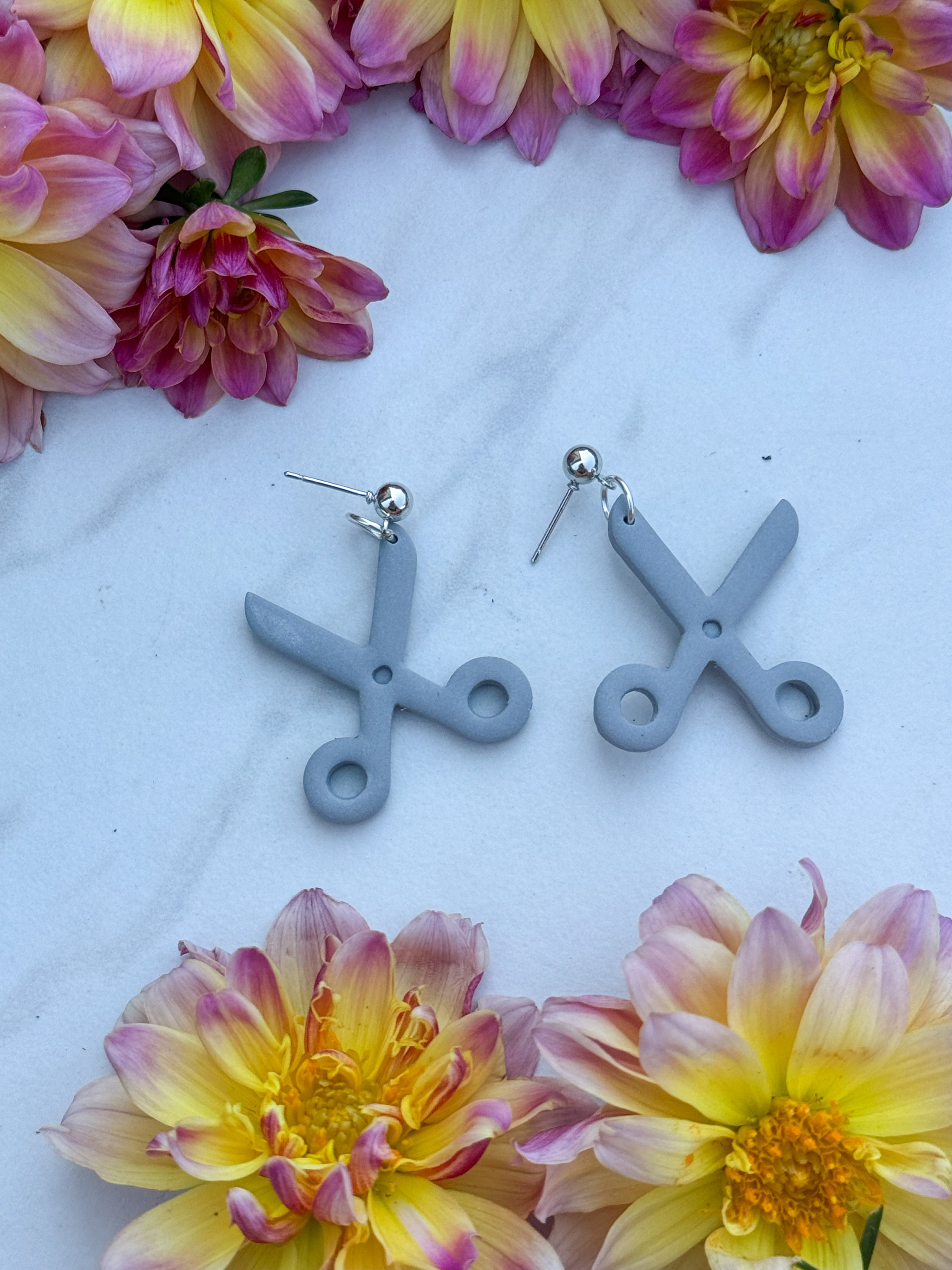 Scissor Clay Earrings