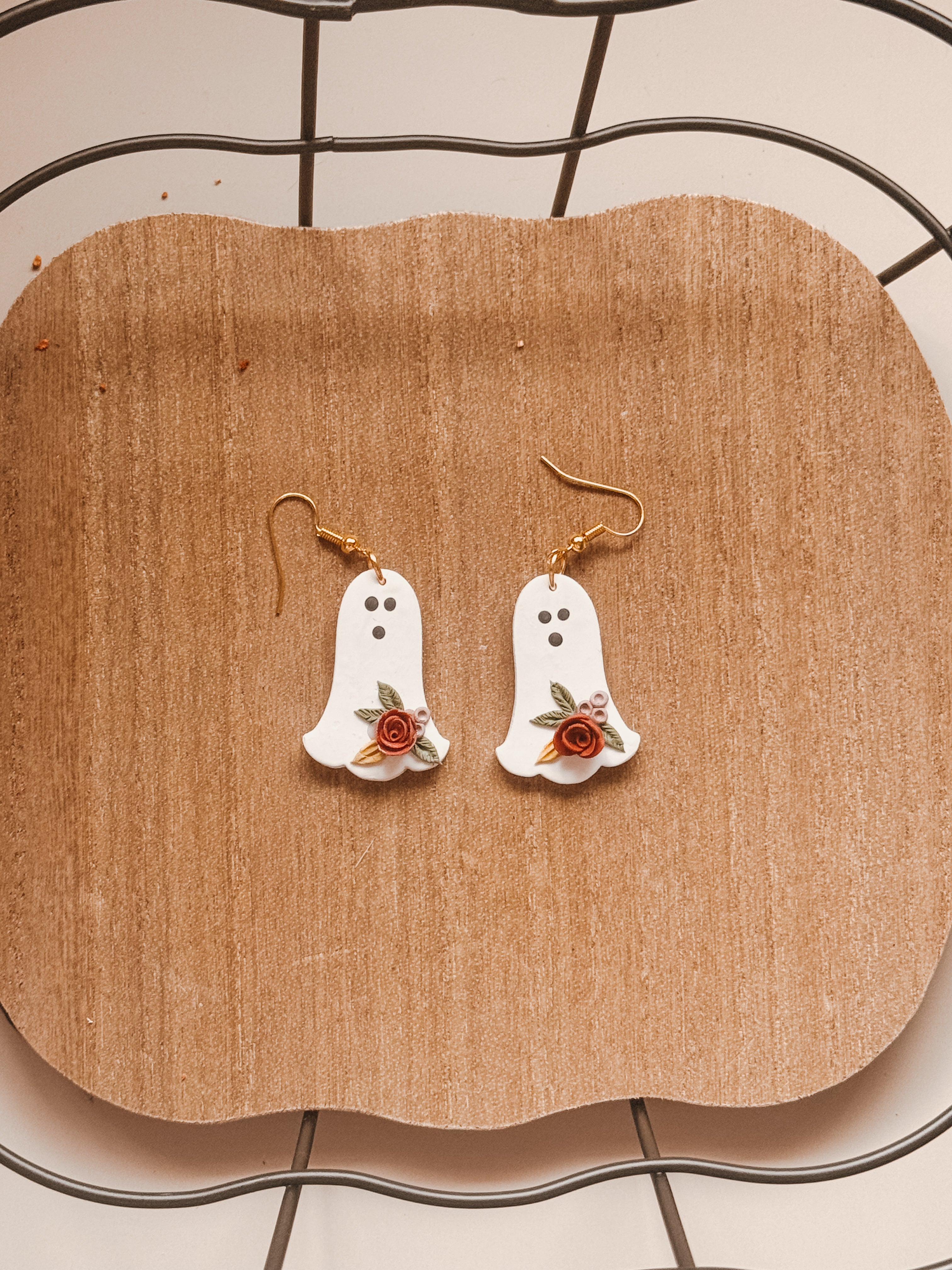 Fall Harvest Clay Earrings