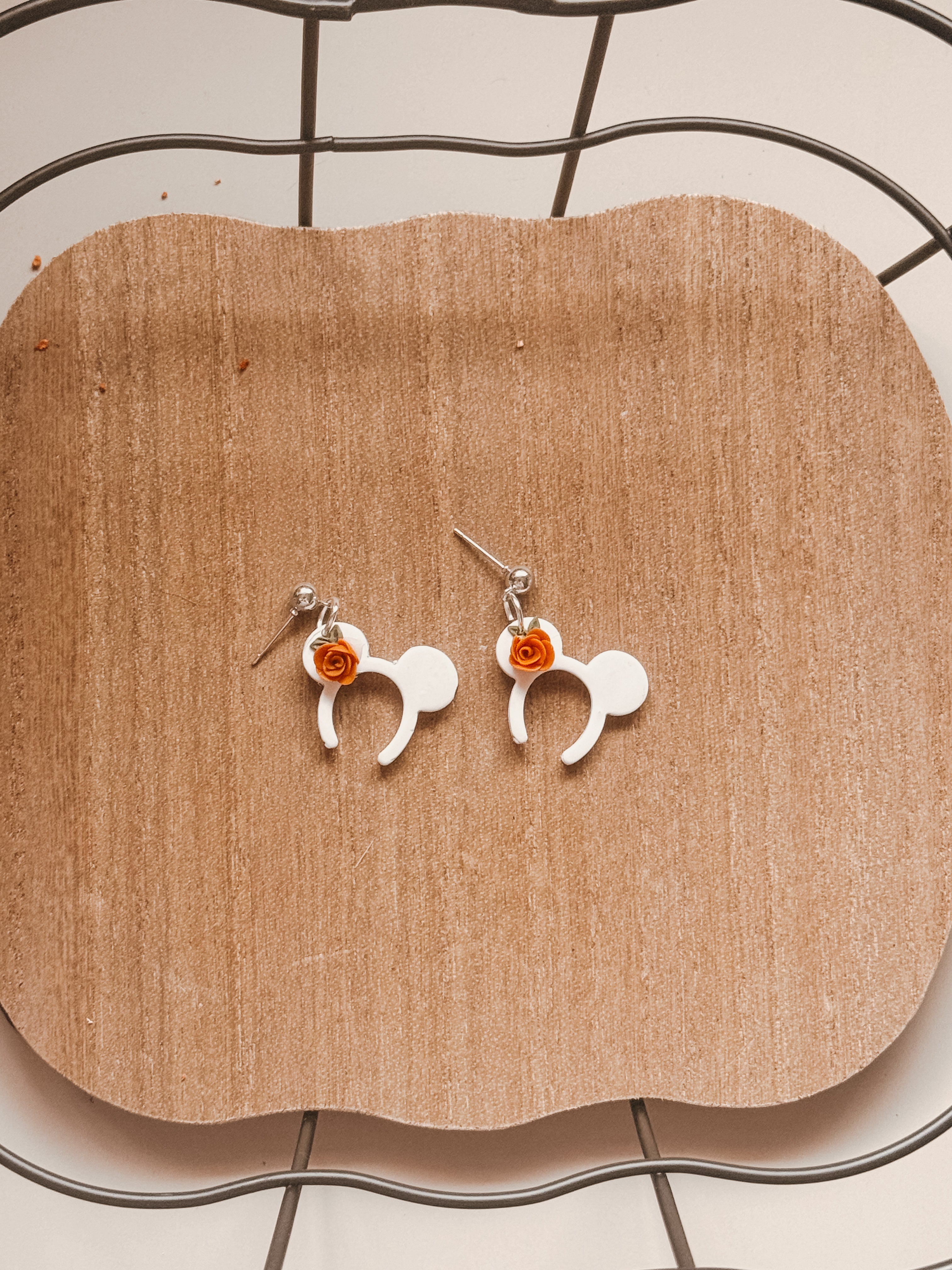 Mouse Clay Earrings
