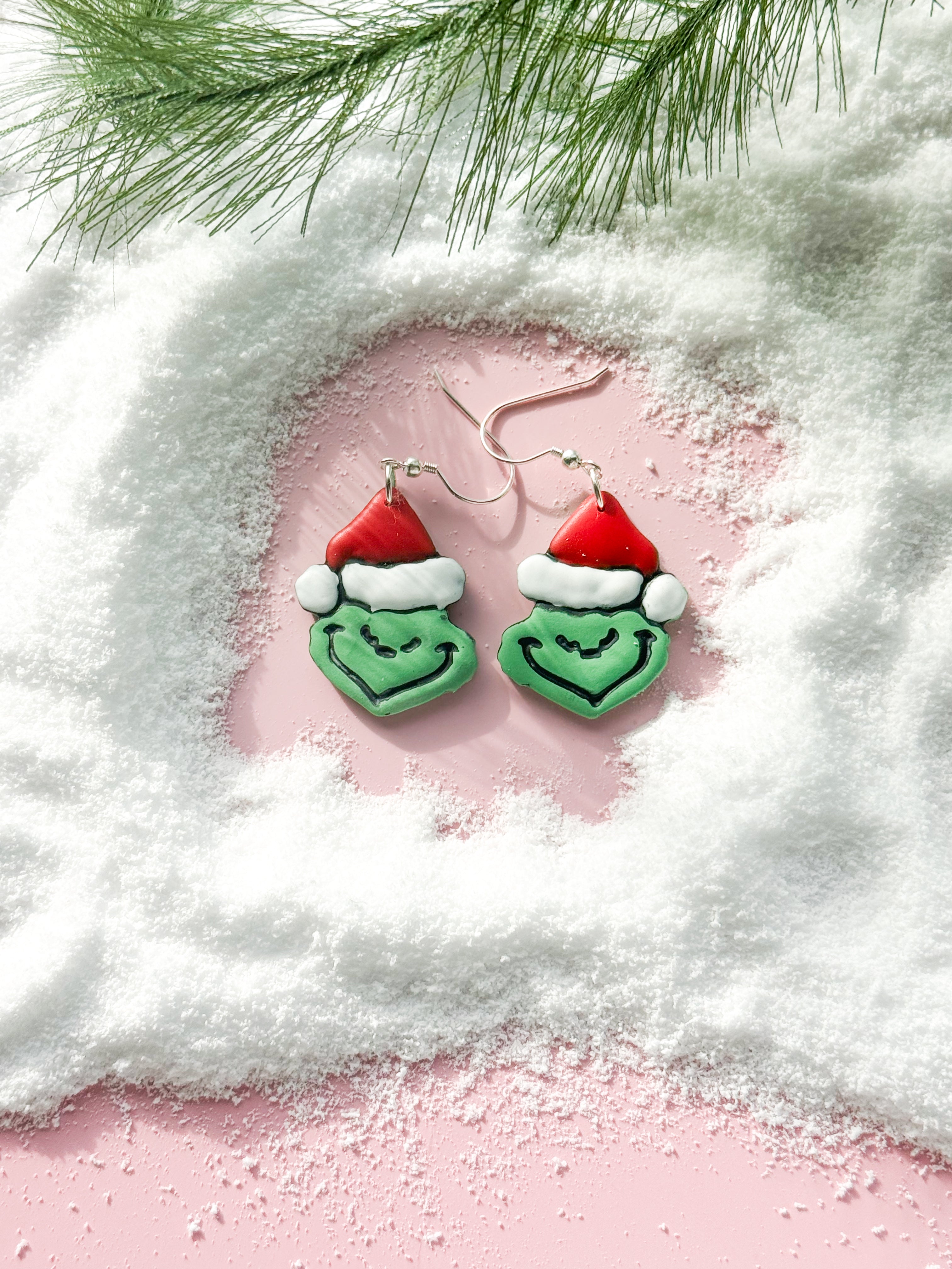 Who stole Christmas Clay Earrings