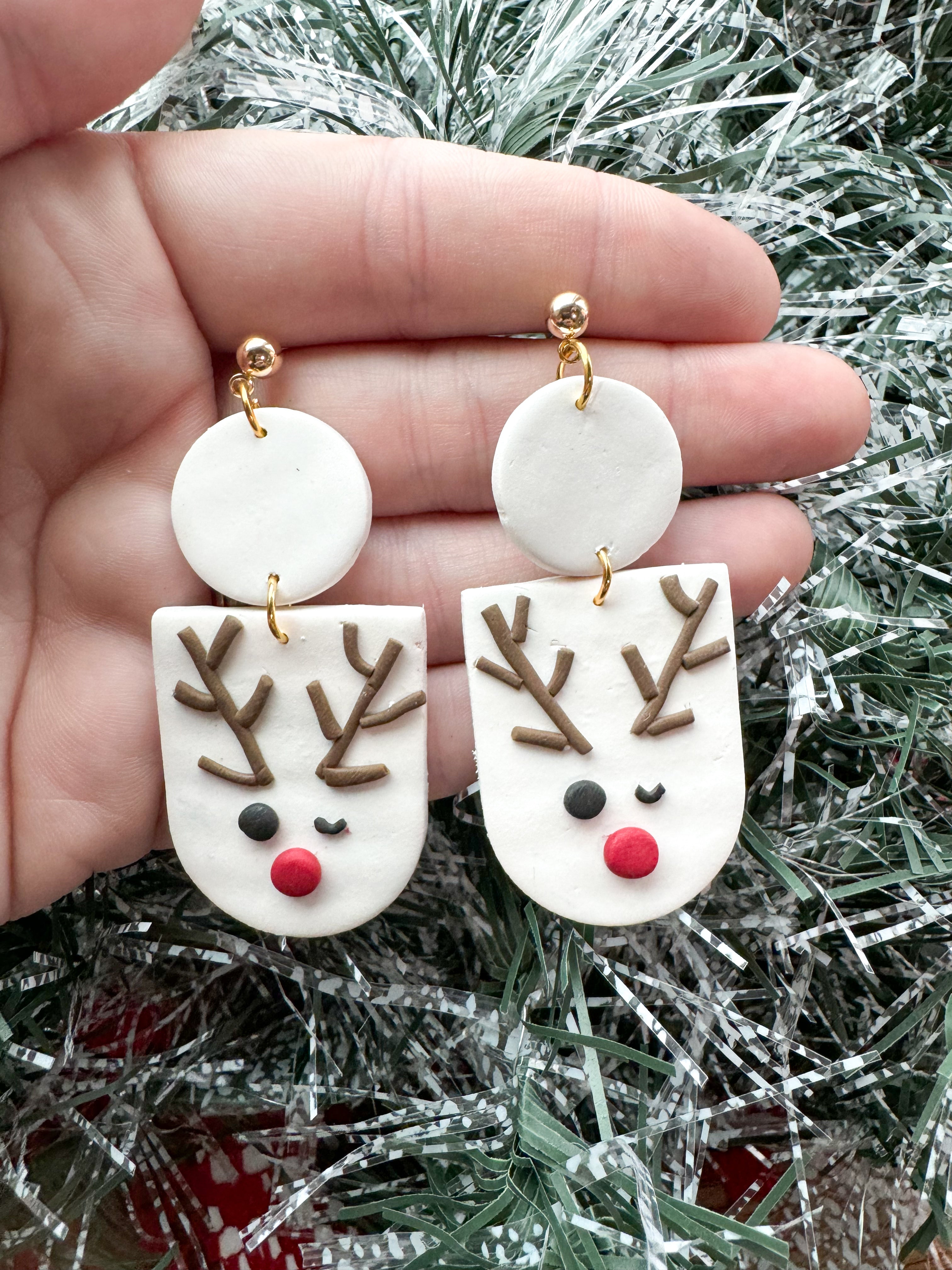 The Reindeer Clay earrings