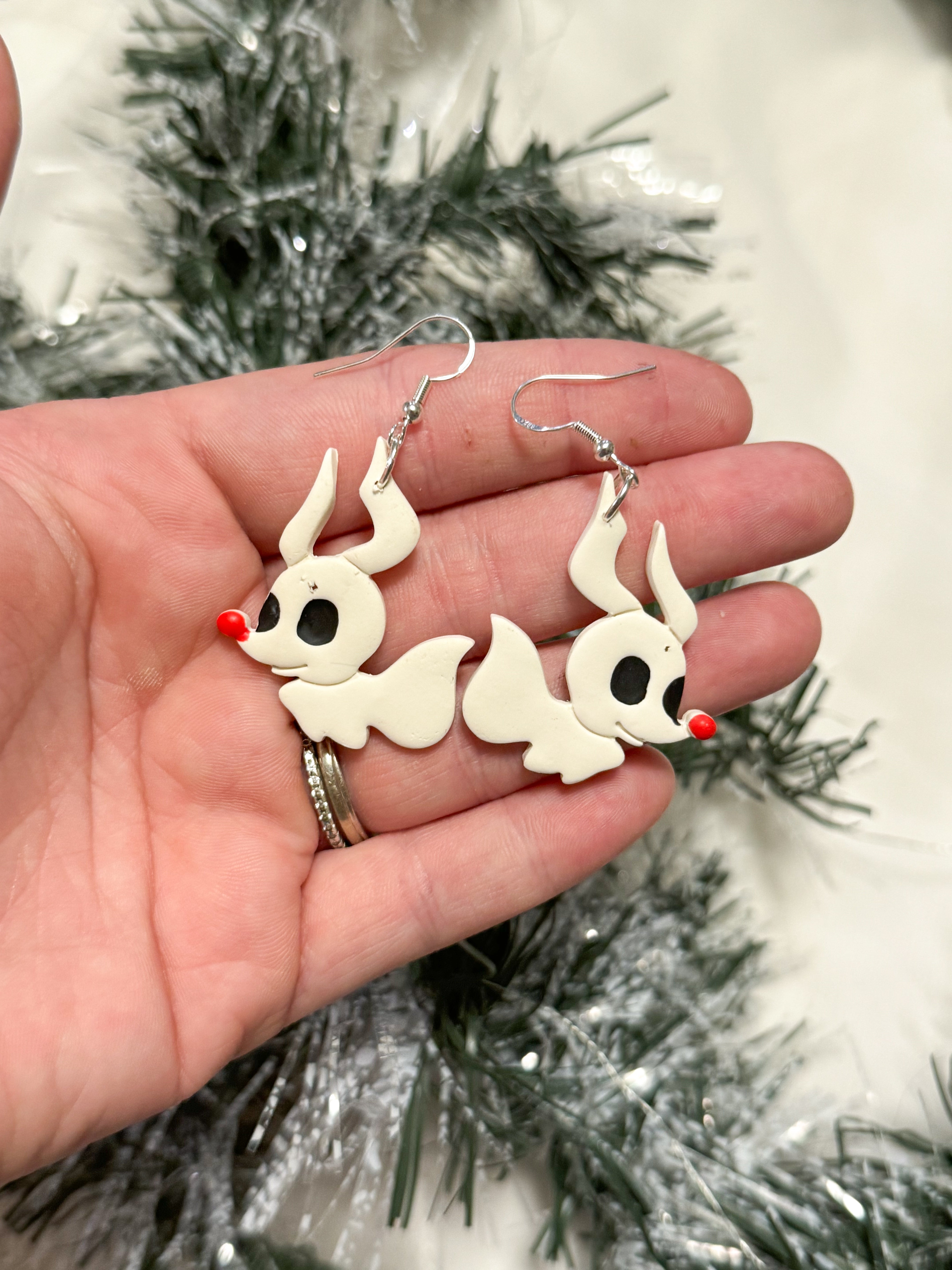 Dog Clay Earrings