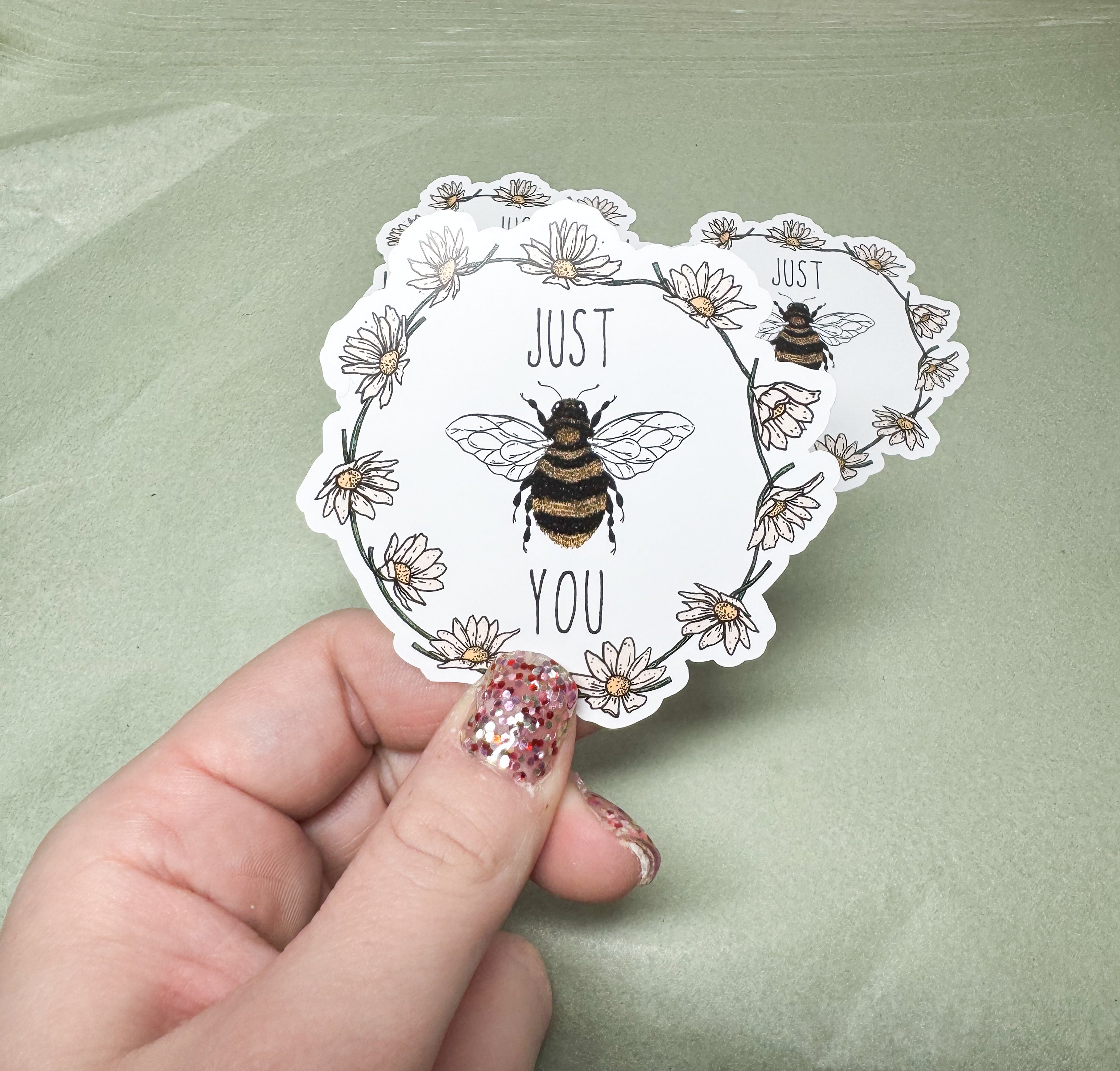 Just Bee You Vinyl Sticker