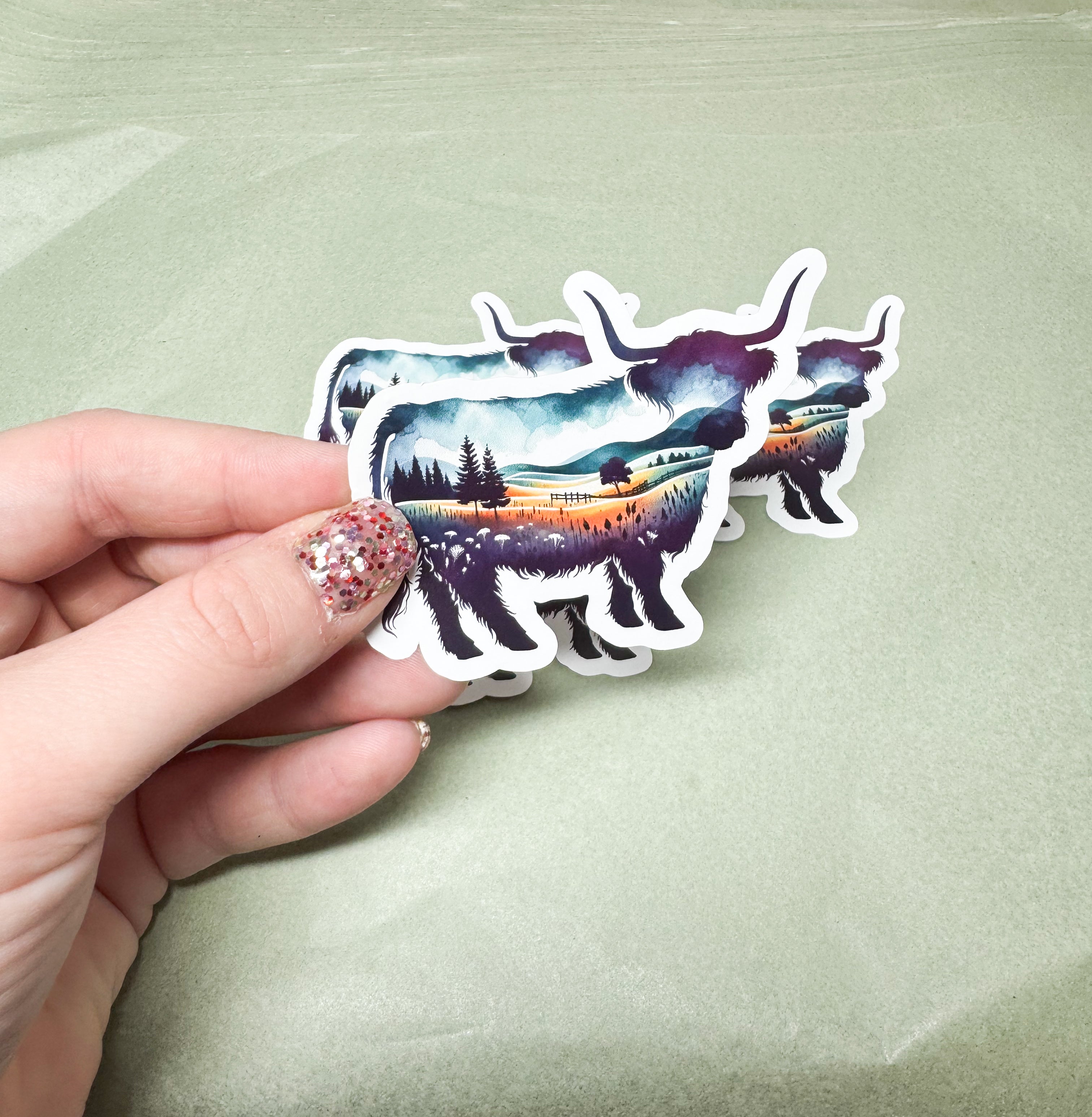 Cow Vinyl Sticker