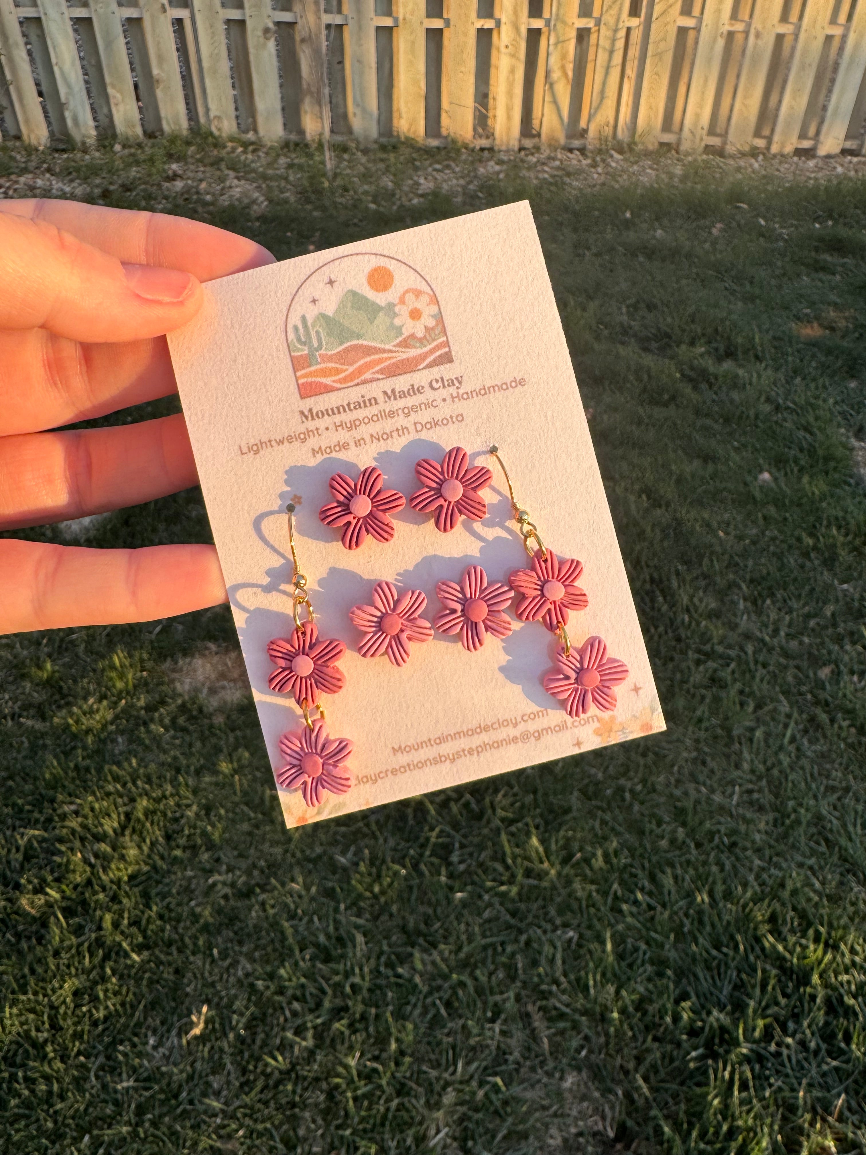 Mama and Me Bloom Earring Set