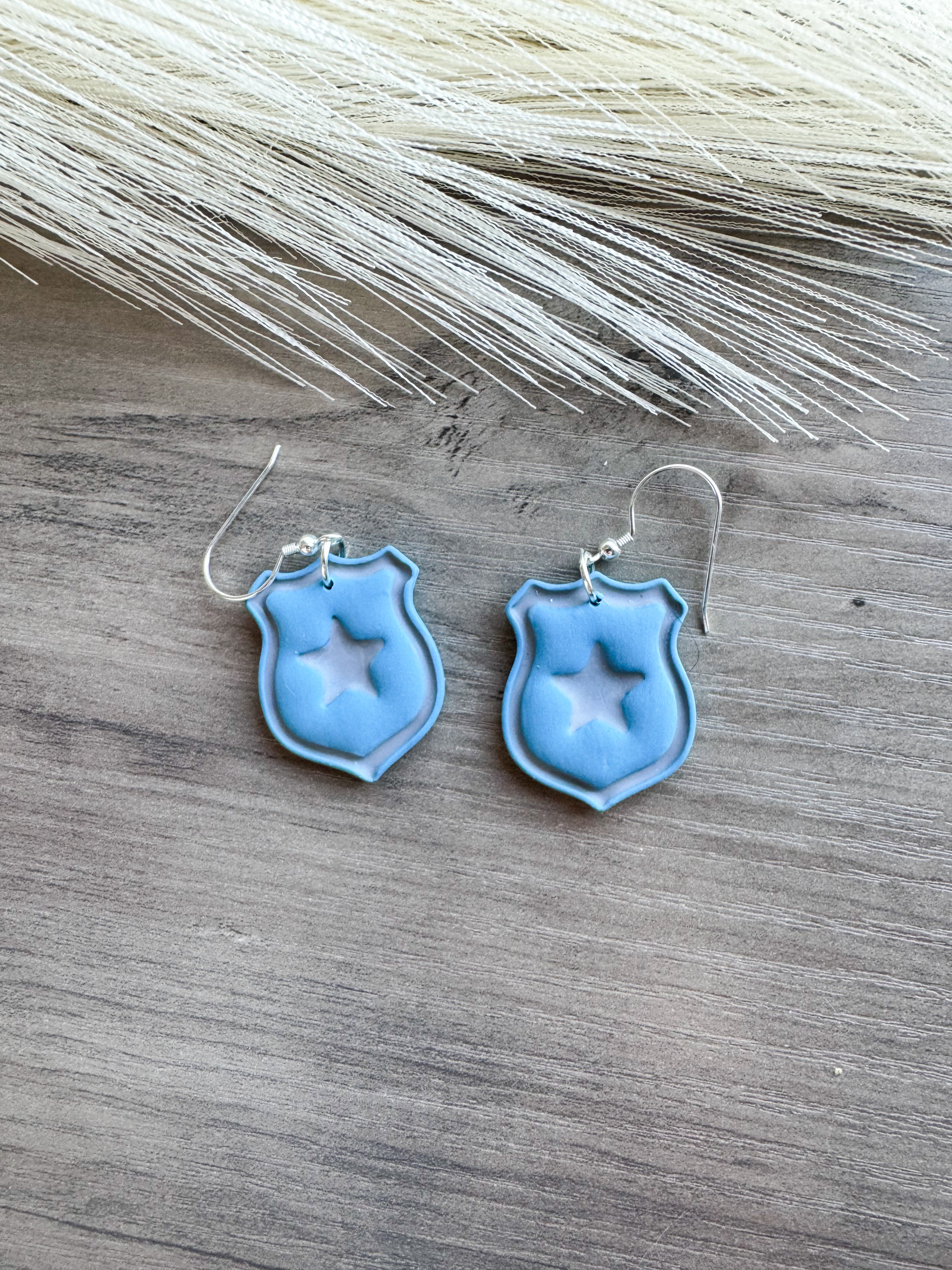 Badge of Honor Earrings