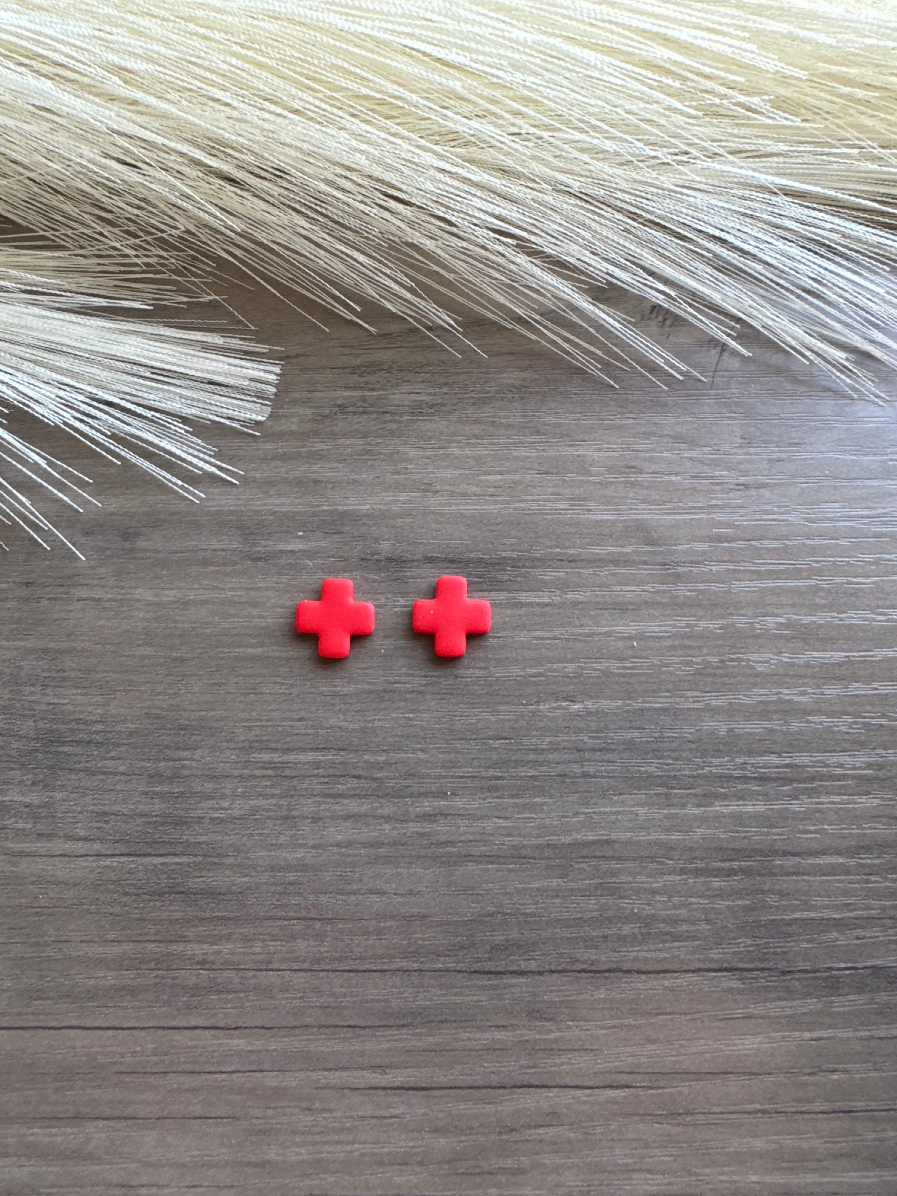 Red Cross Mini Studs