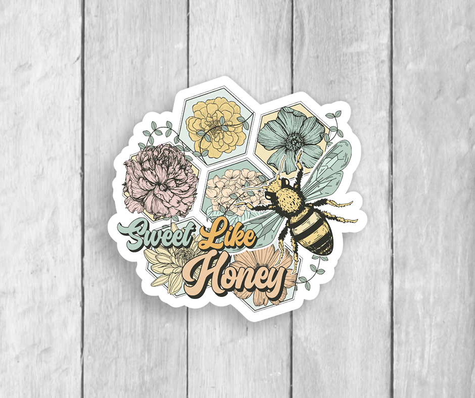 Sweet Like Honey Vinyl Sticker
