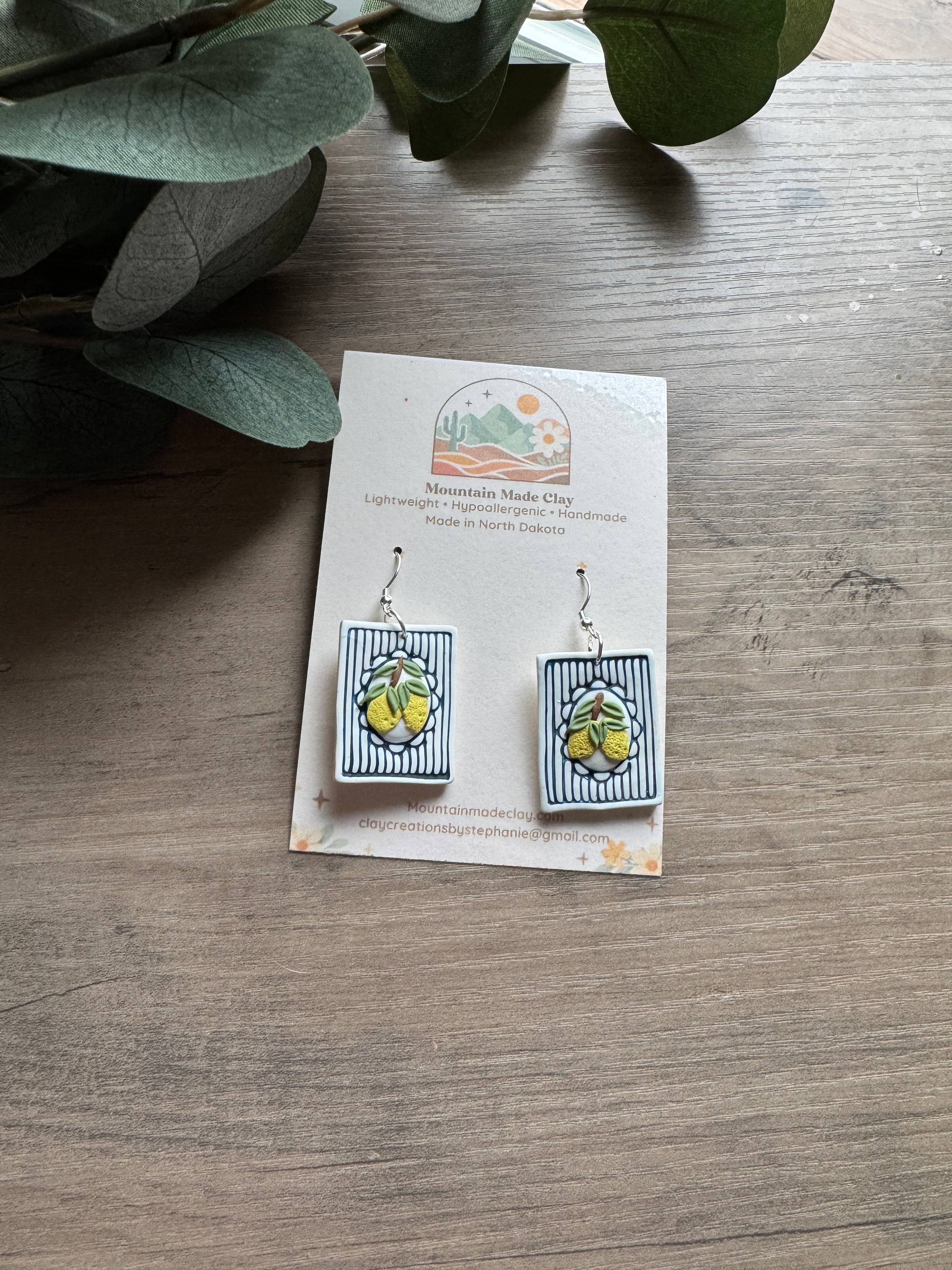 When Life gives you lemons.. make cute earrings