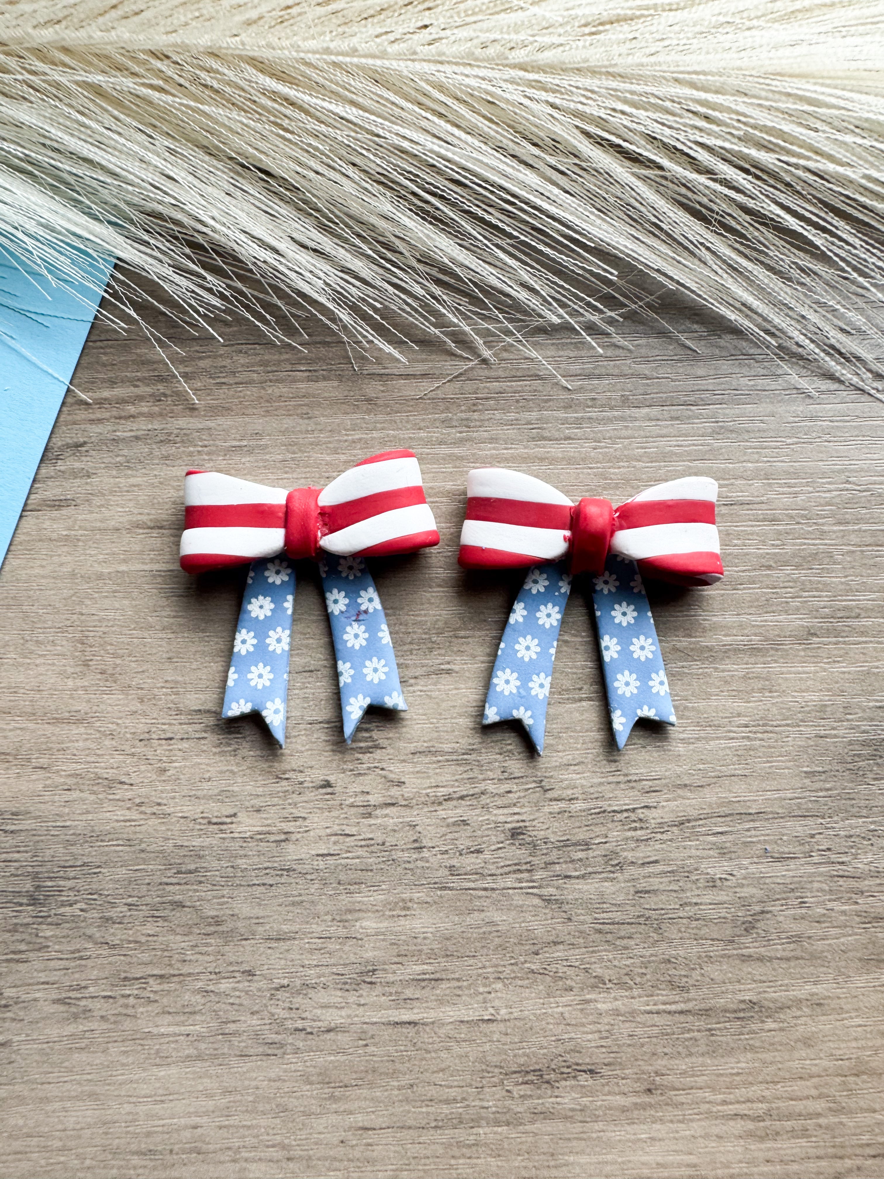Firecracker Bow Earrings