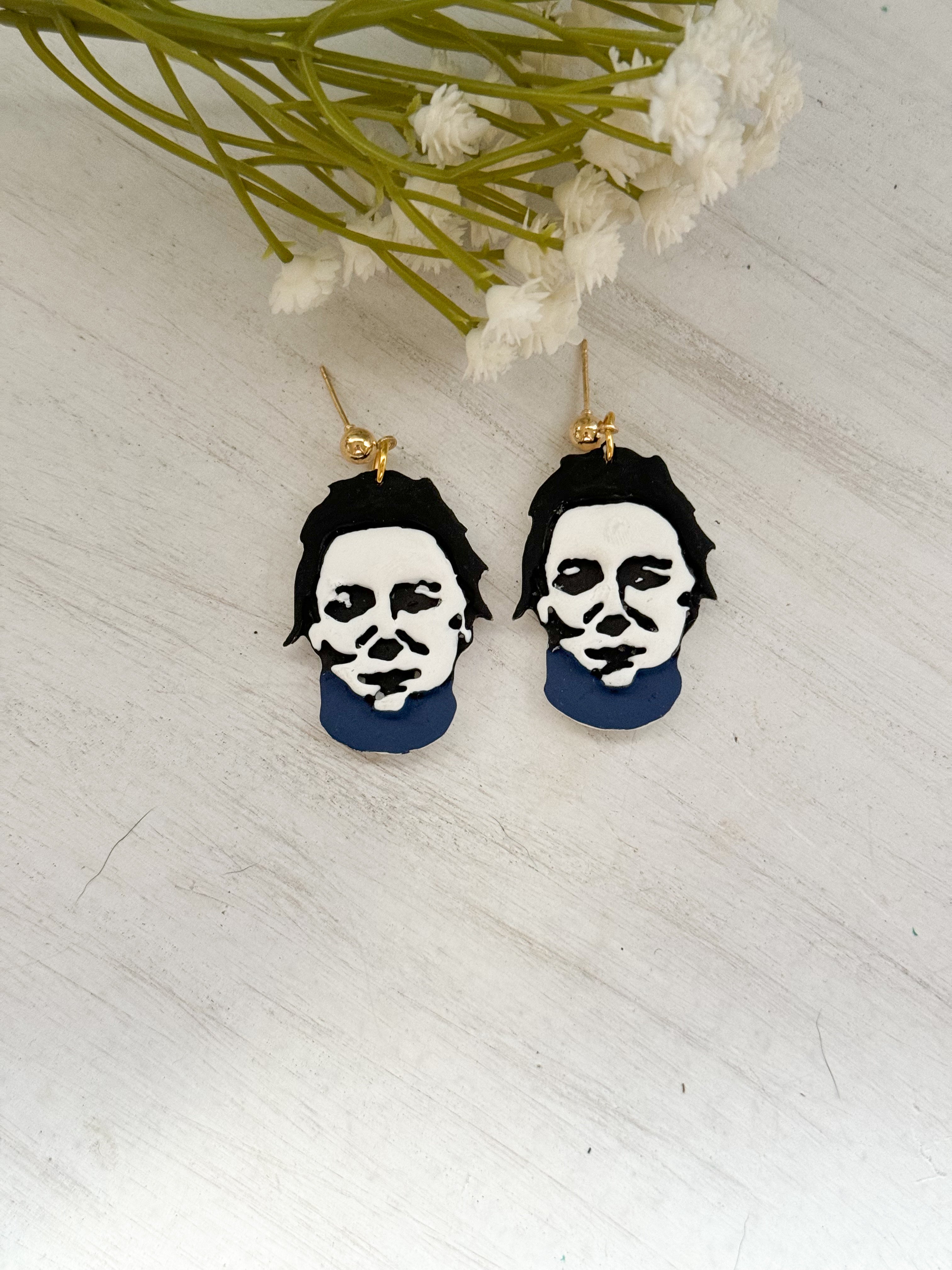 Michael Myers | Polymer Clay Earrings