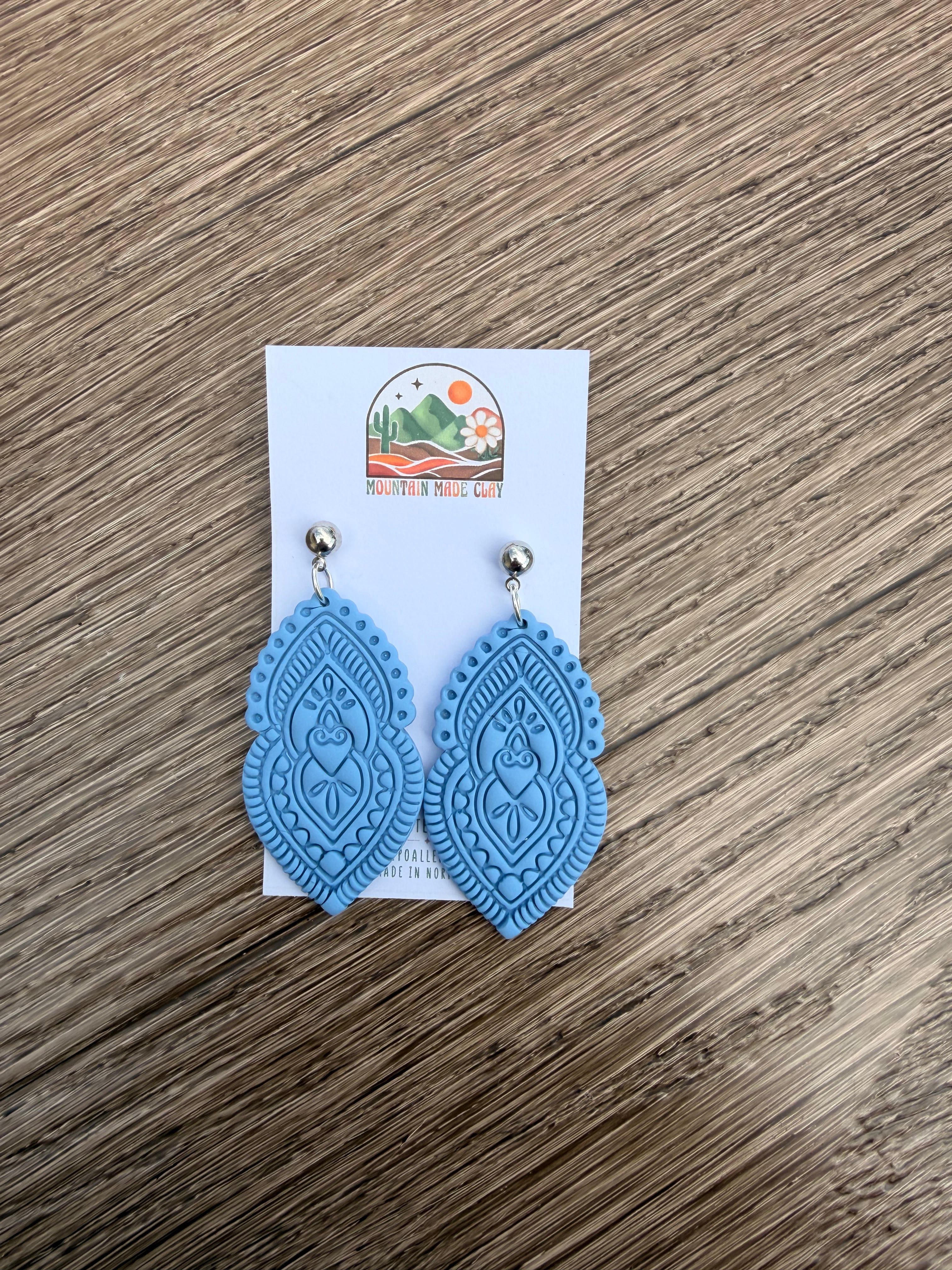 Sacred Heart | Polymer Clay Earrings