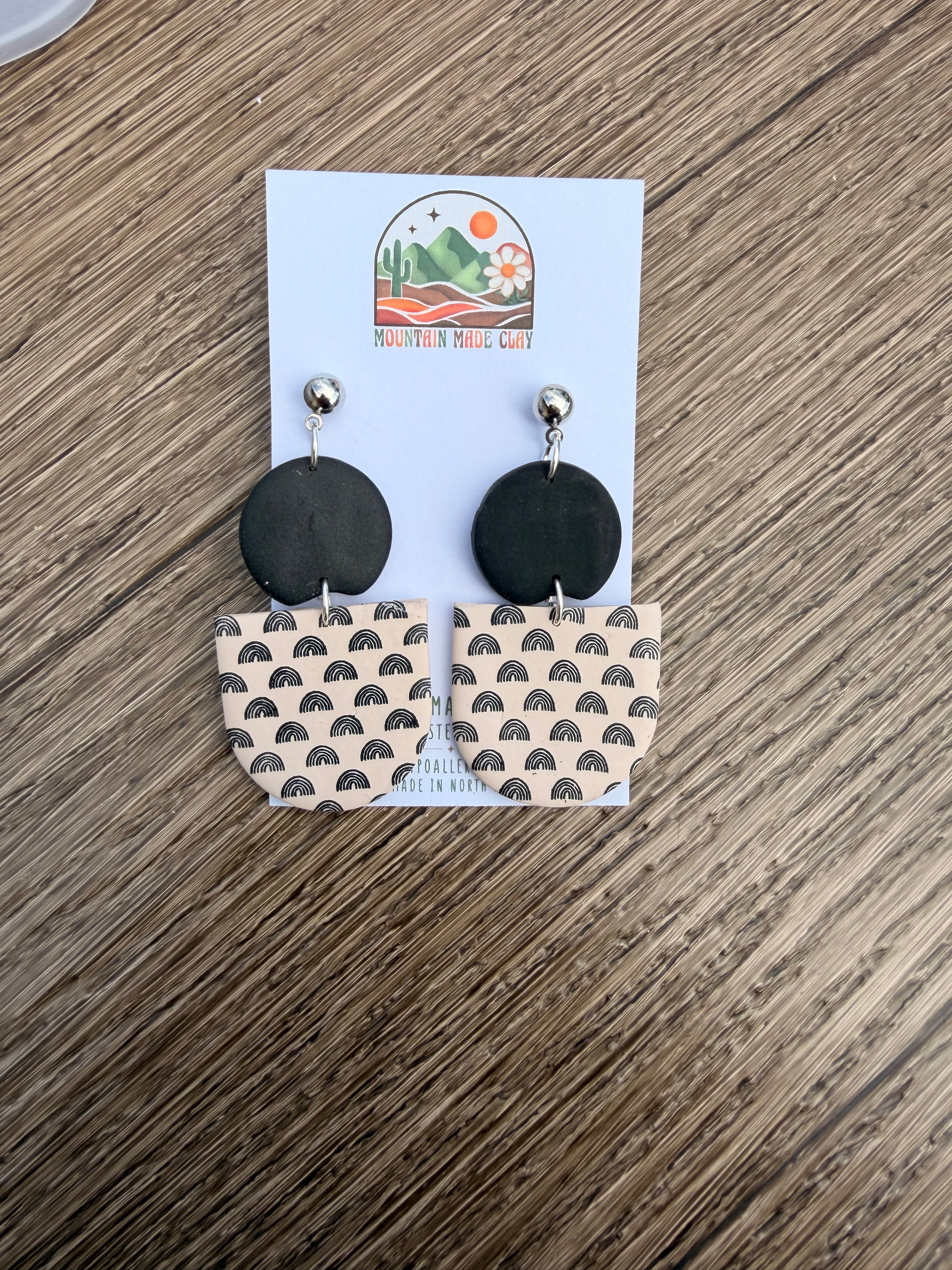Modern Meadow | Clay Earrings