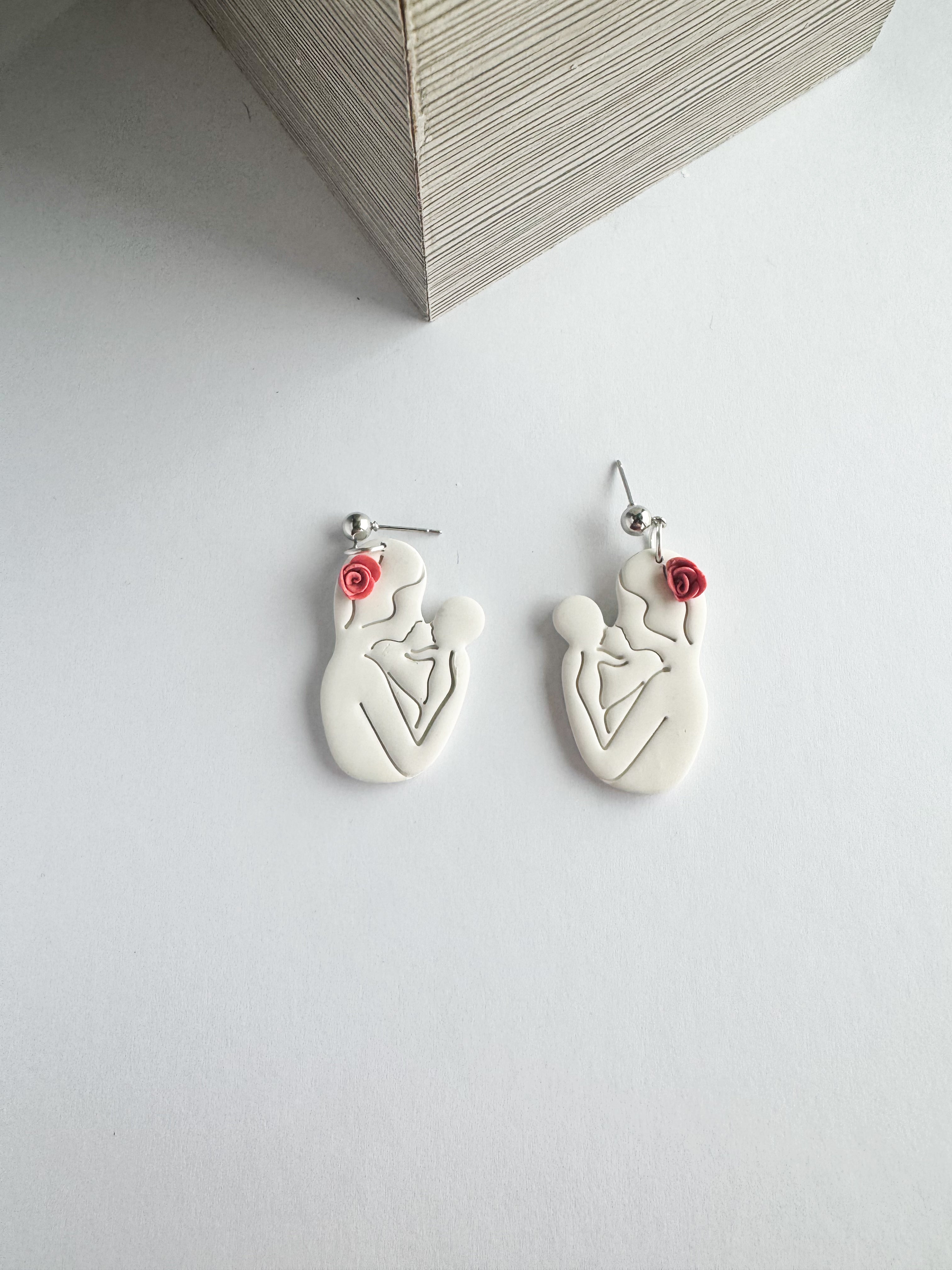 A moms love Clay earrings