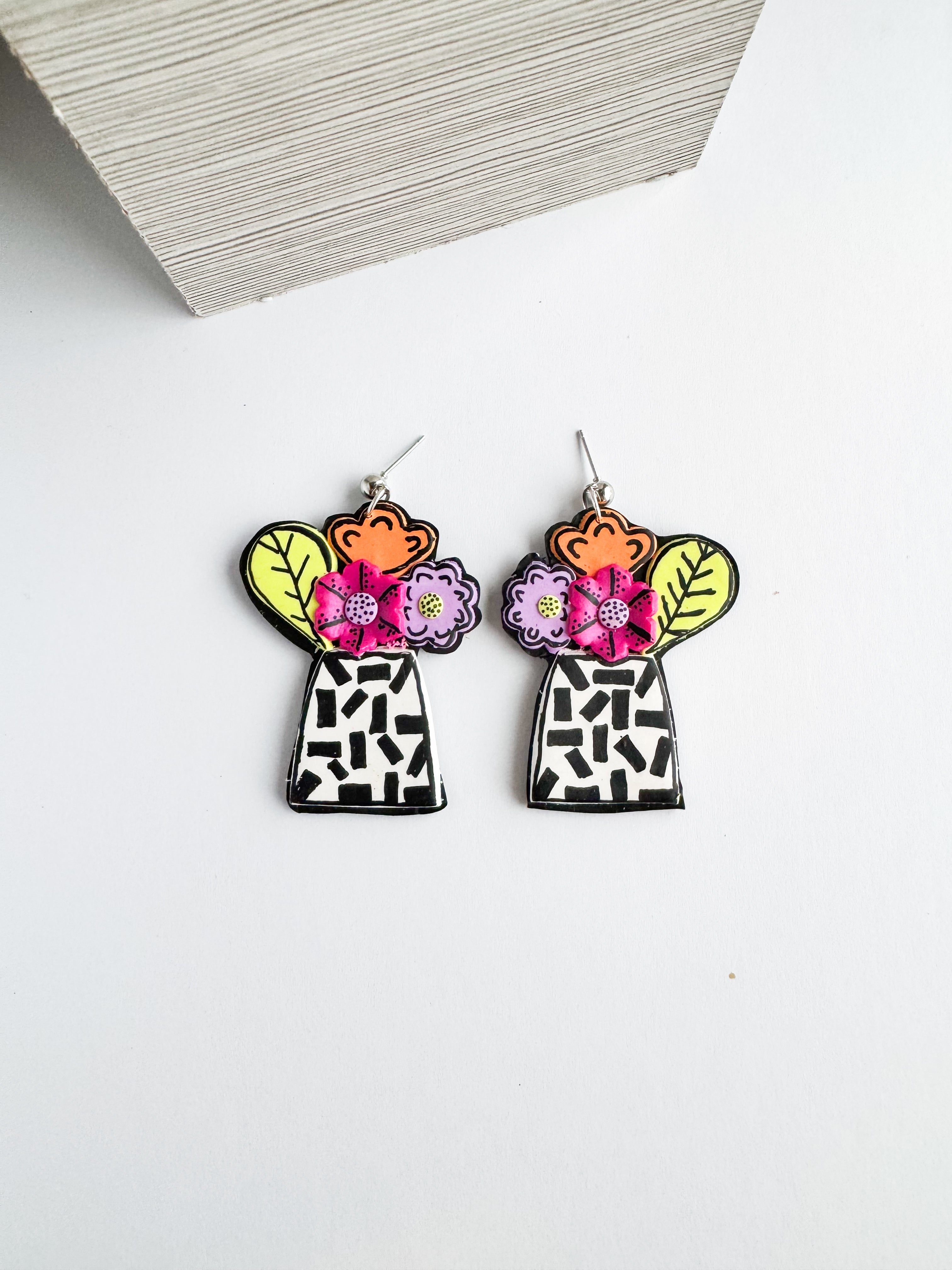 Cosmic Chic Bloom Dangles