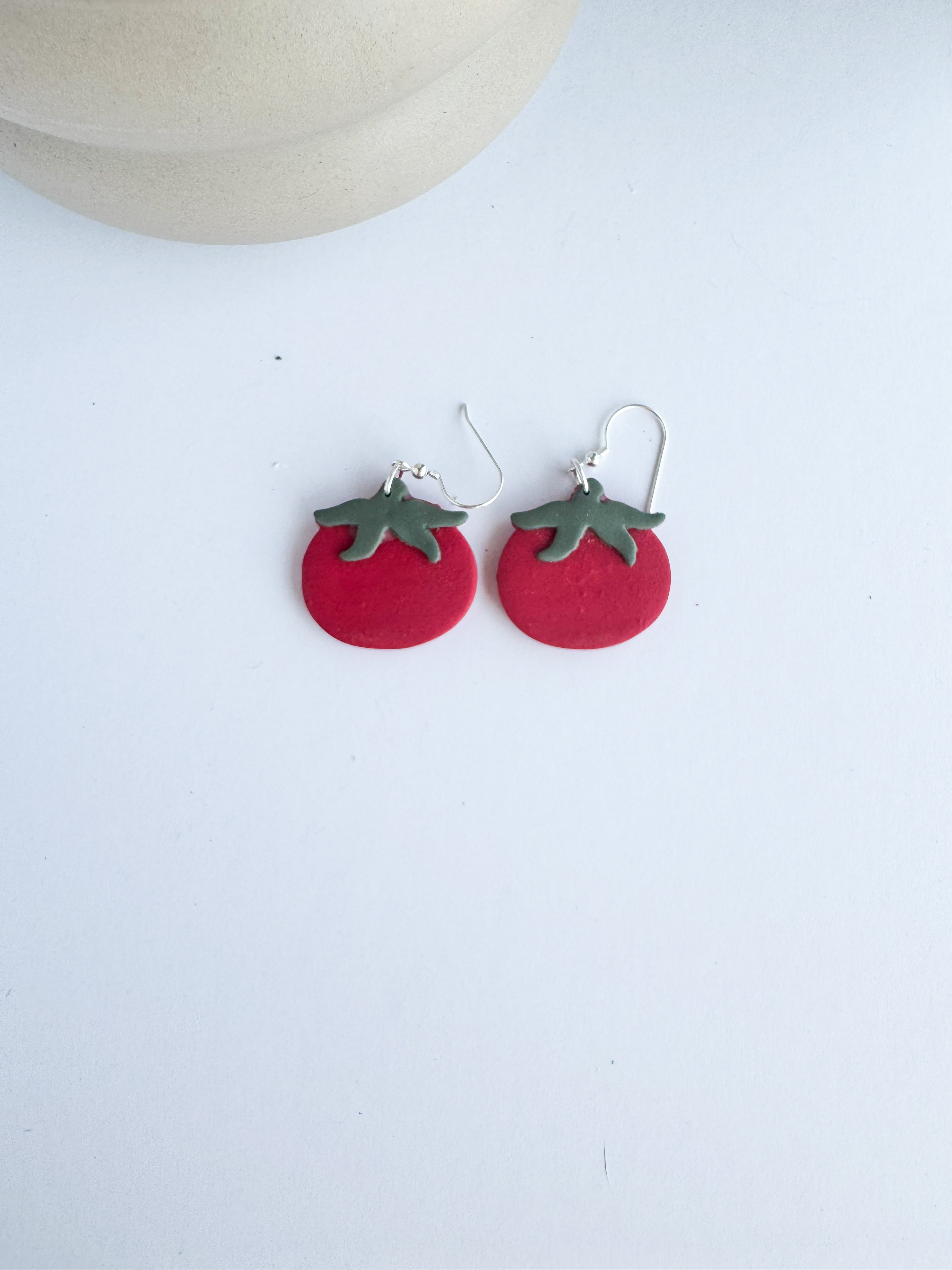 Garden Fresh Tomato Earrings