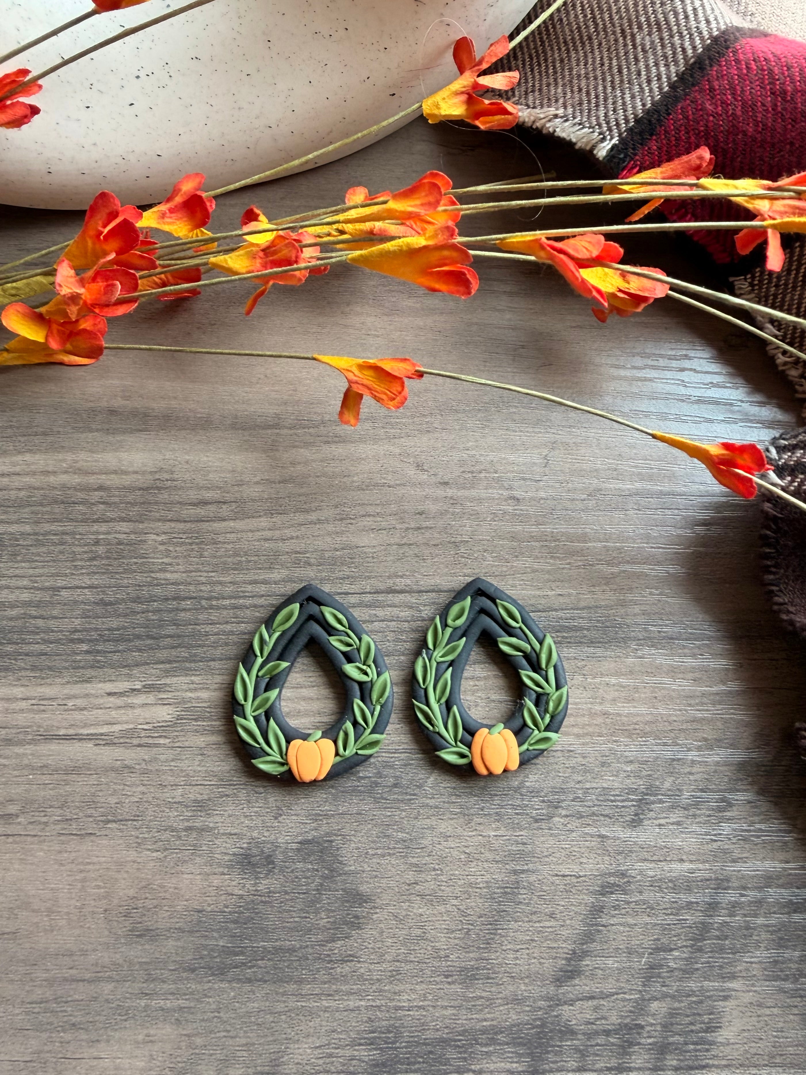Autumn Wreath Earrings