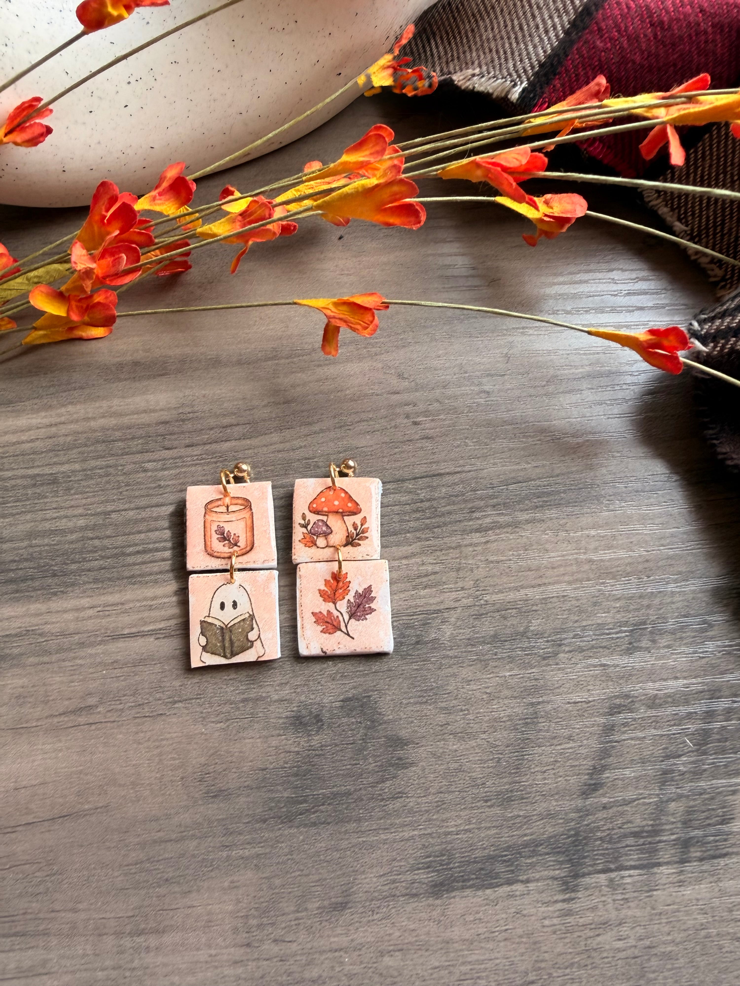 Autumn Storybook | One-of-a-Kind Earrings
