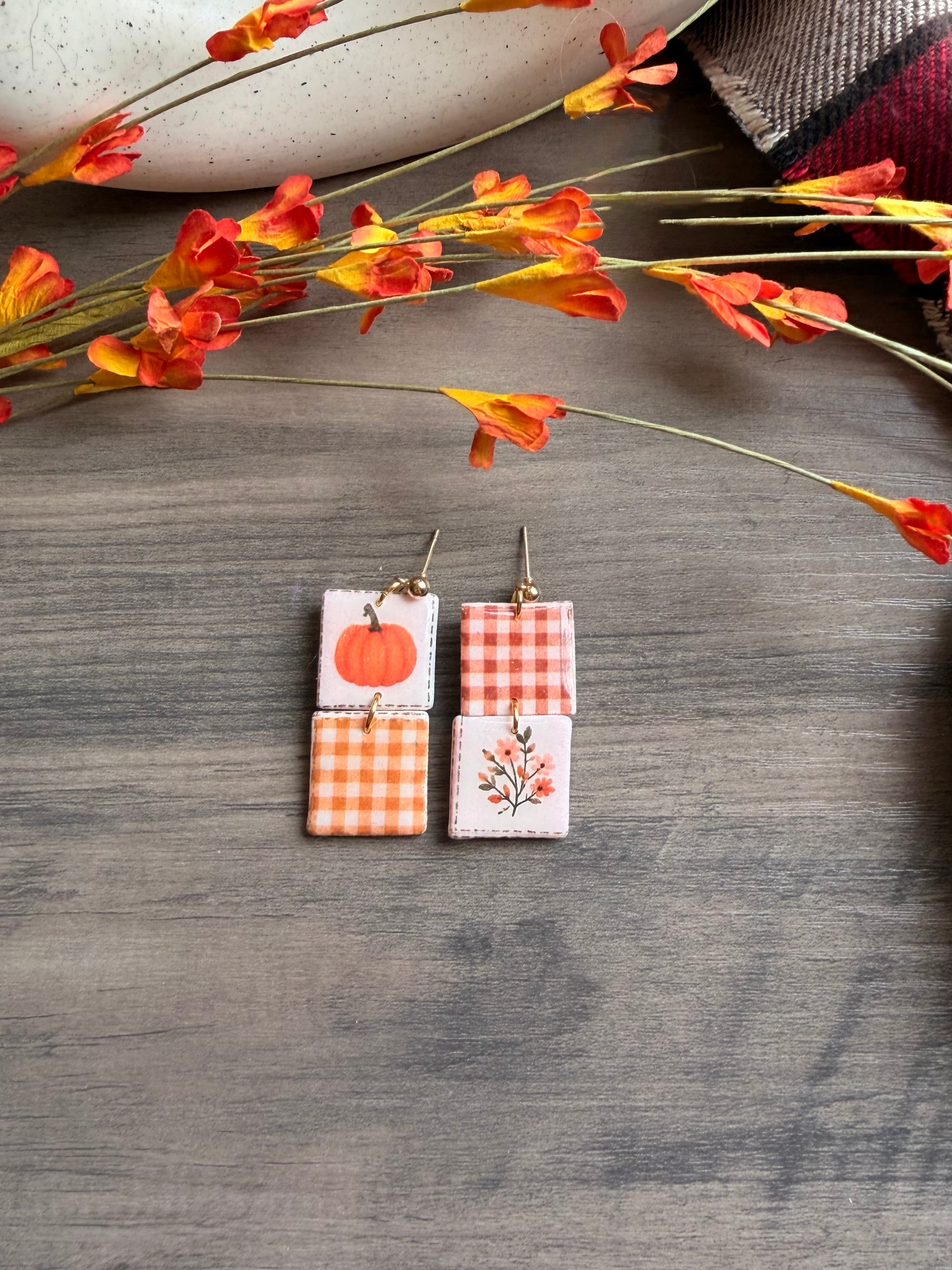 Autumn Storybook | One-of-a-Kind Earrings