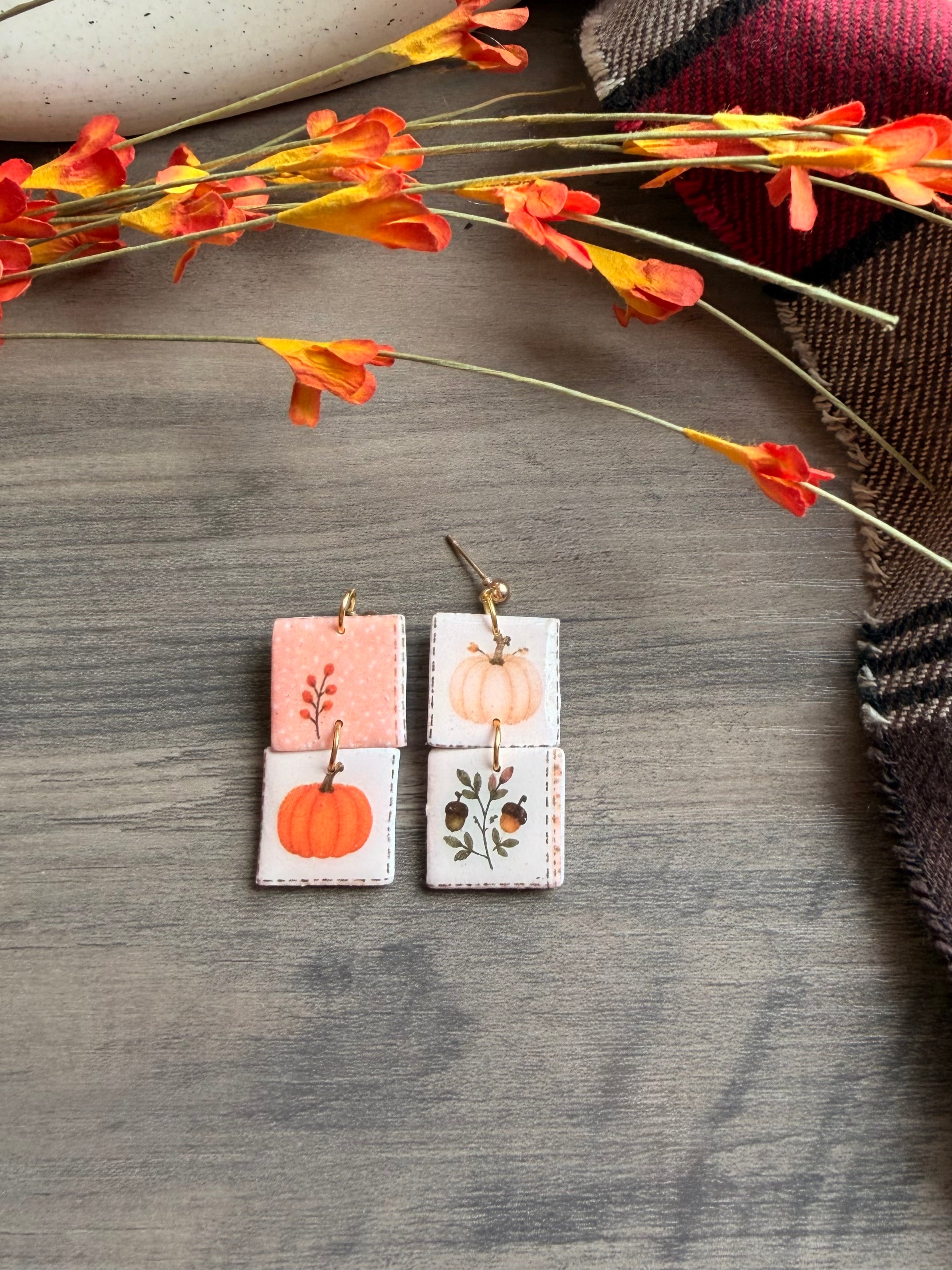Autumn Storybook | One-of-a-Kind Earrings
