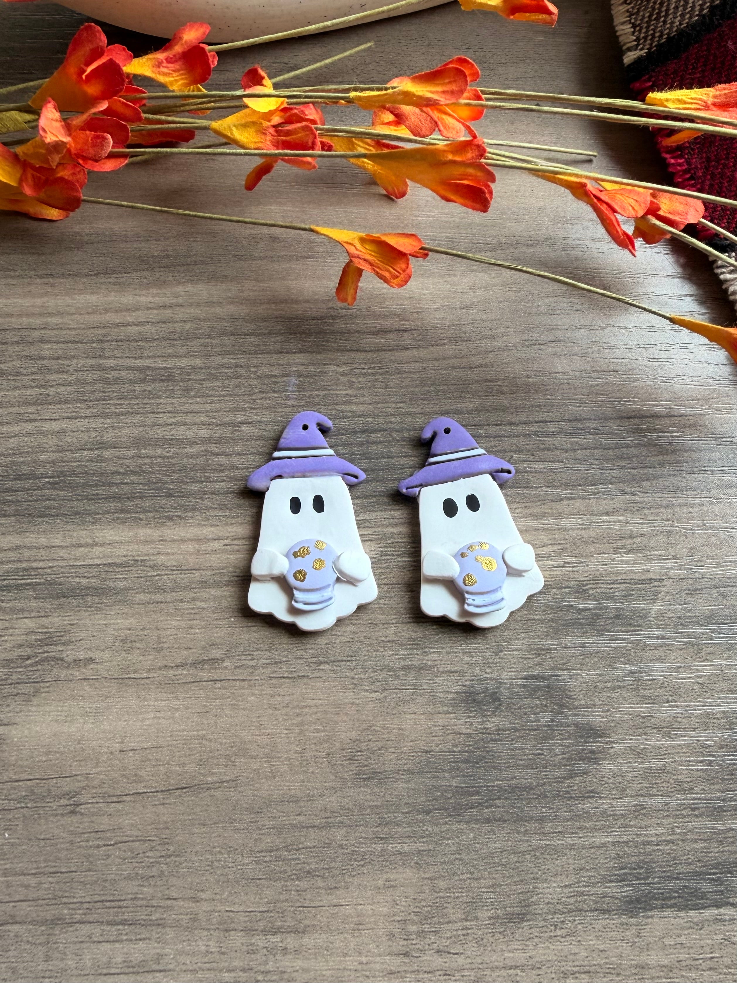 Little Witch Ghost Earrings