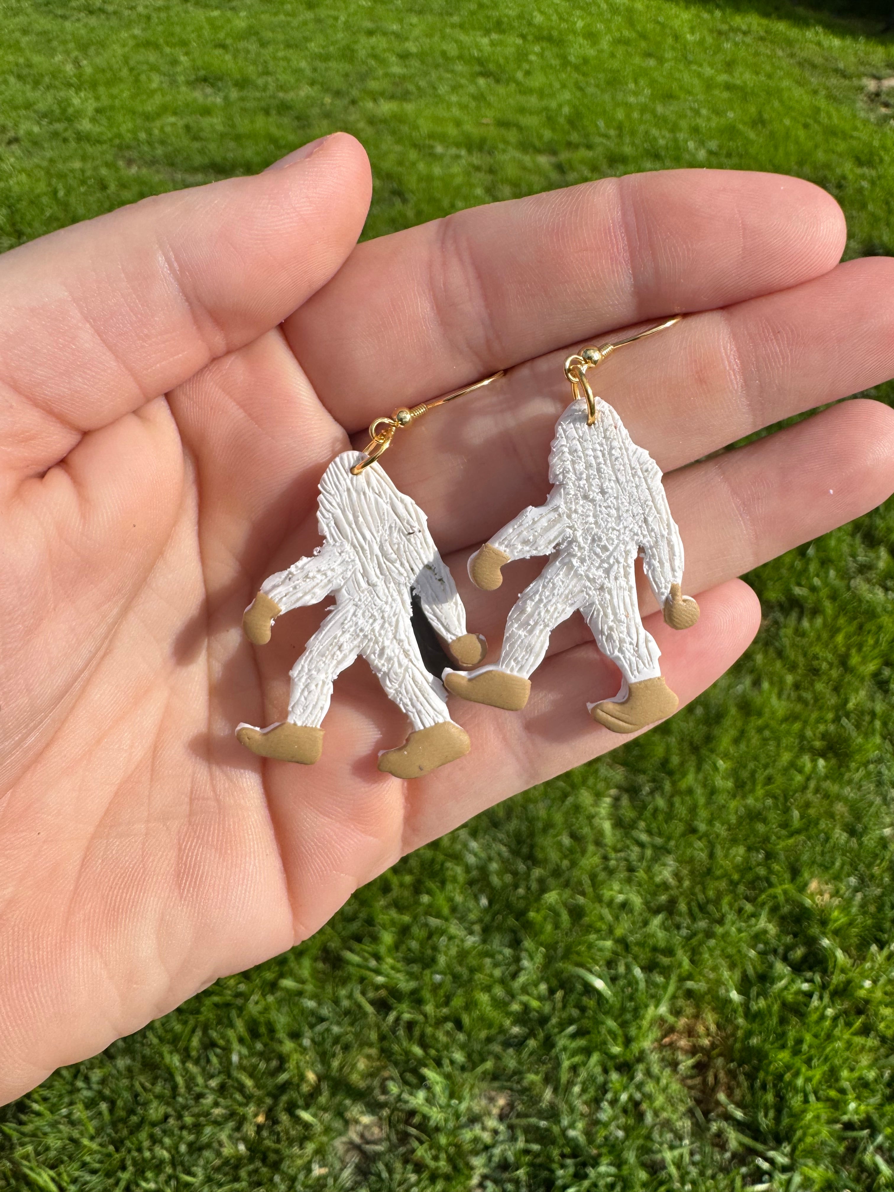 Yeti Clay Earrings
