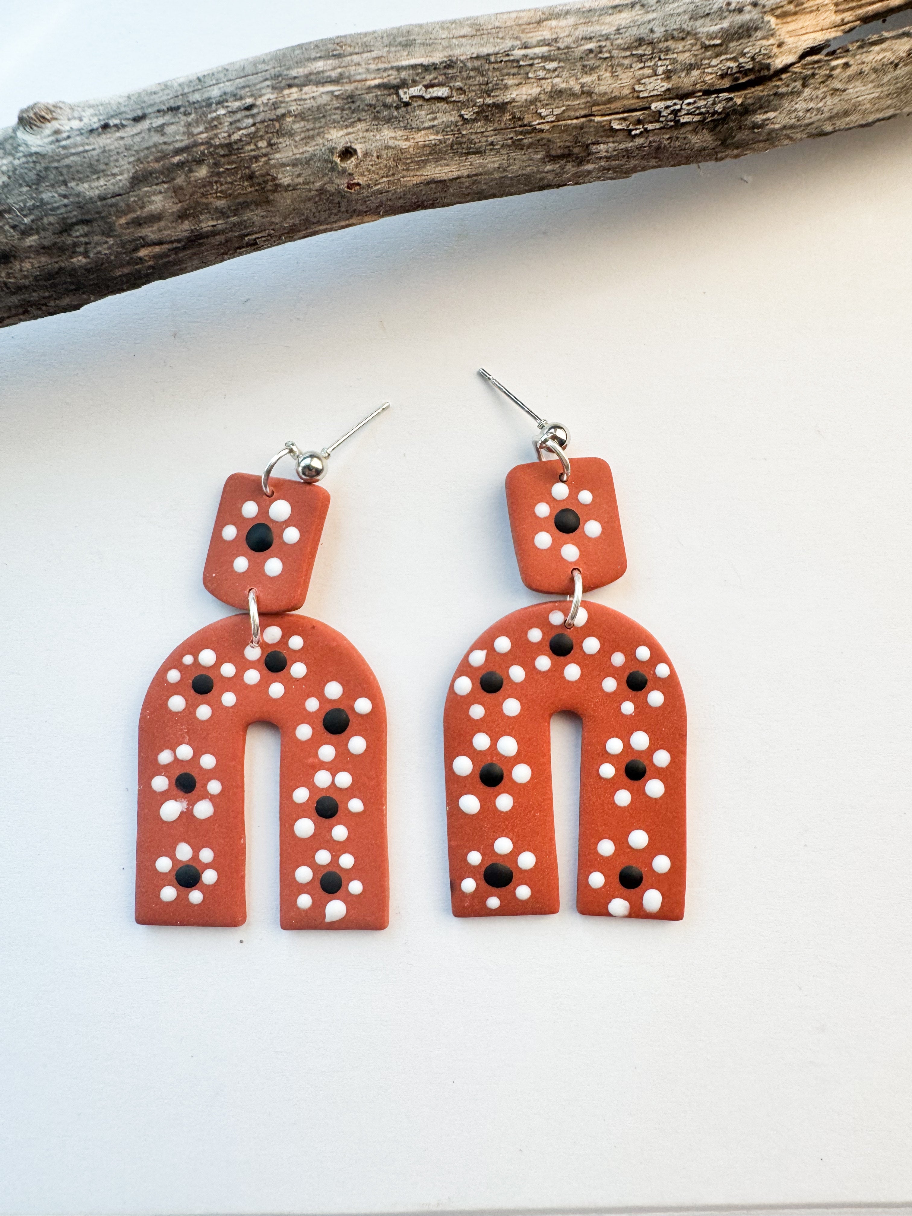 Painted Canyon Arch Earrings