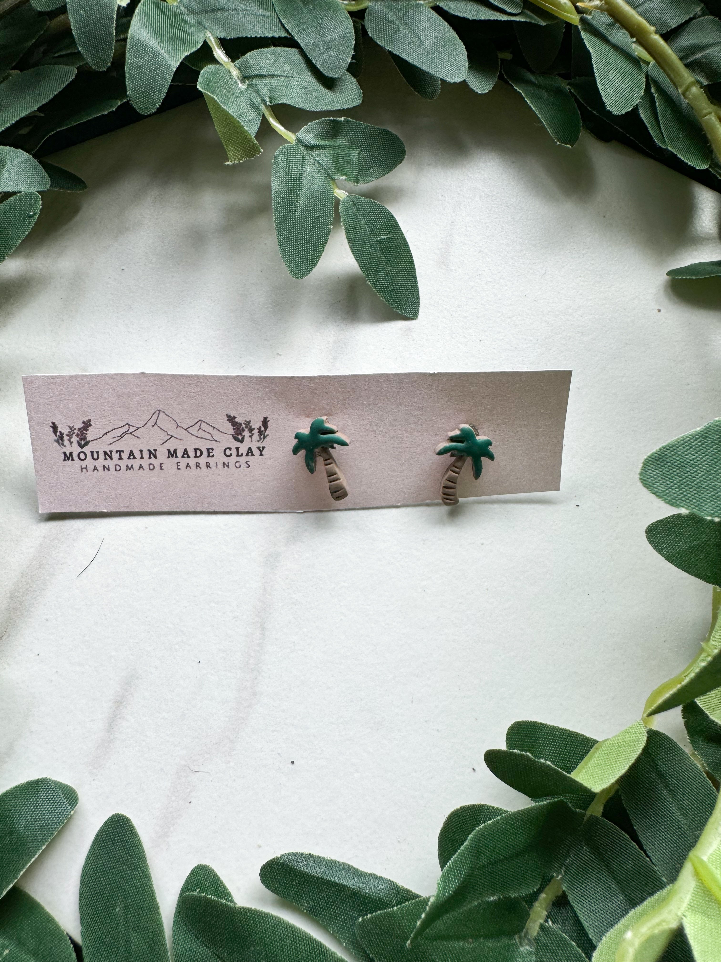 Palm Tree Studs