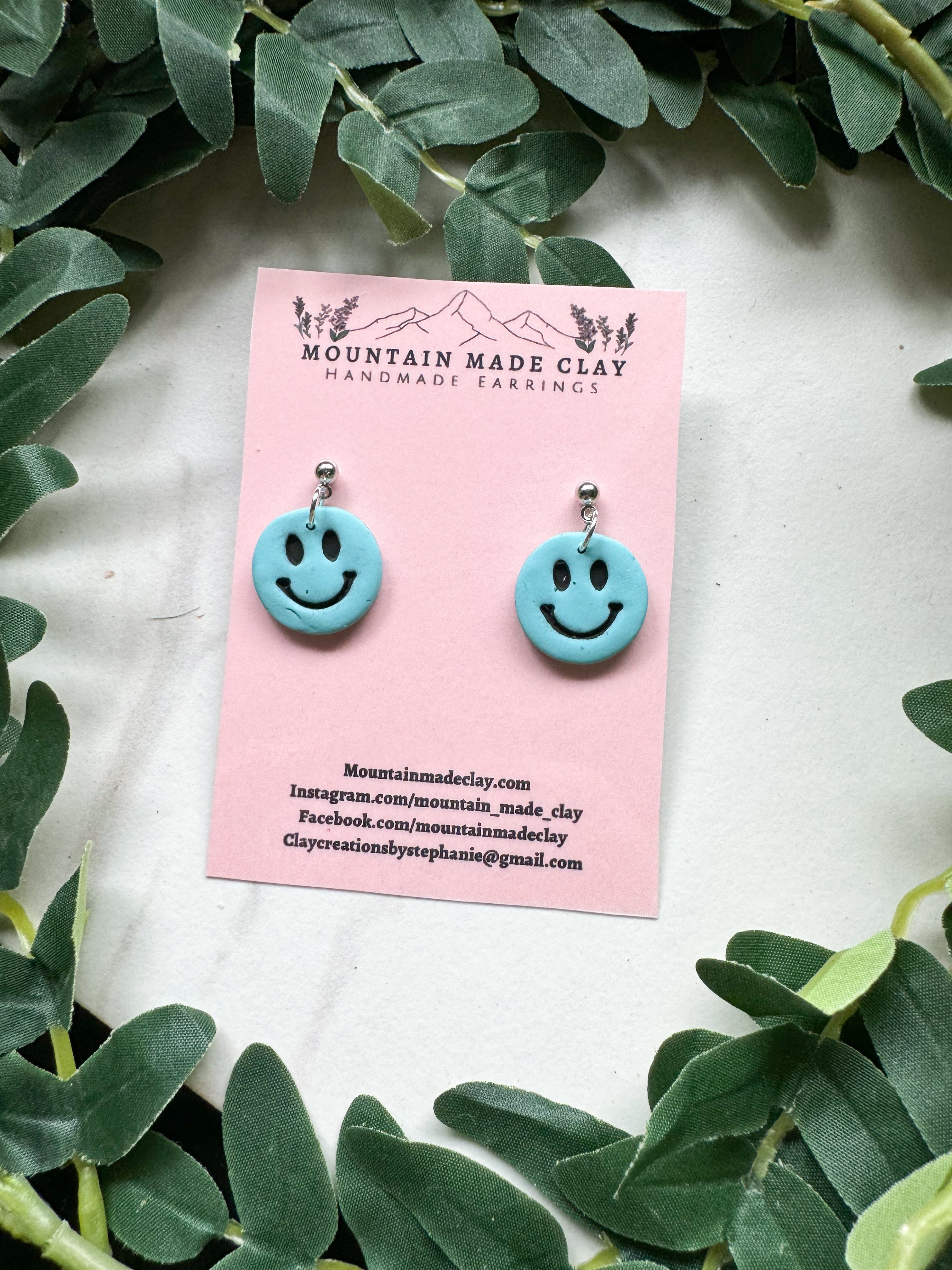 Happy Clay Earrings