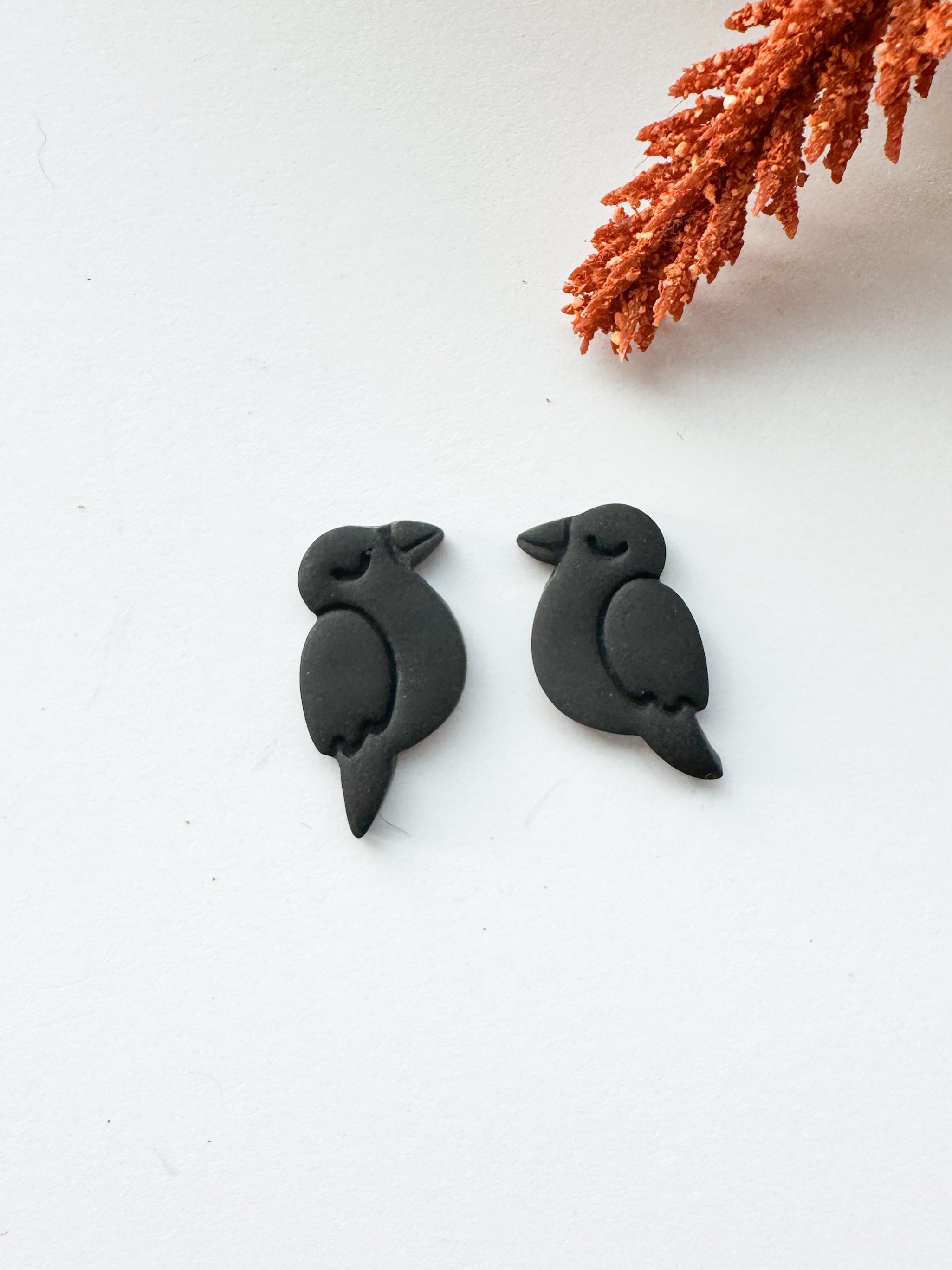 Sleepy Crow Studs