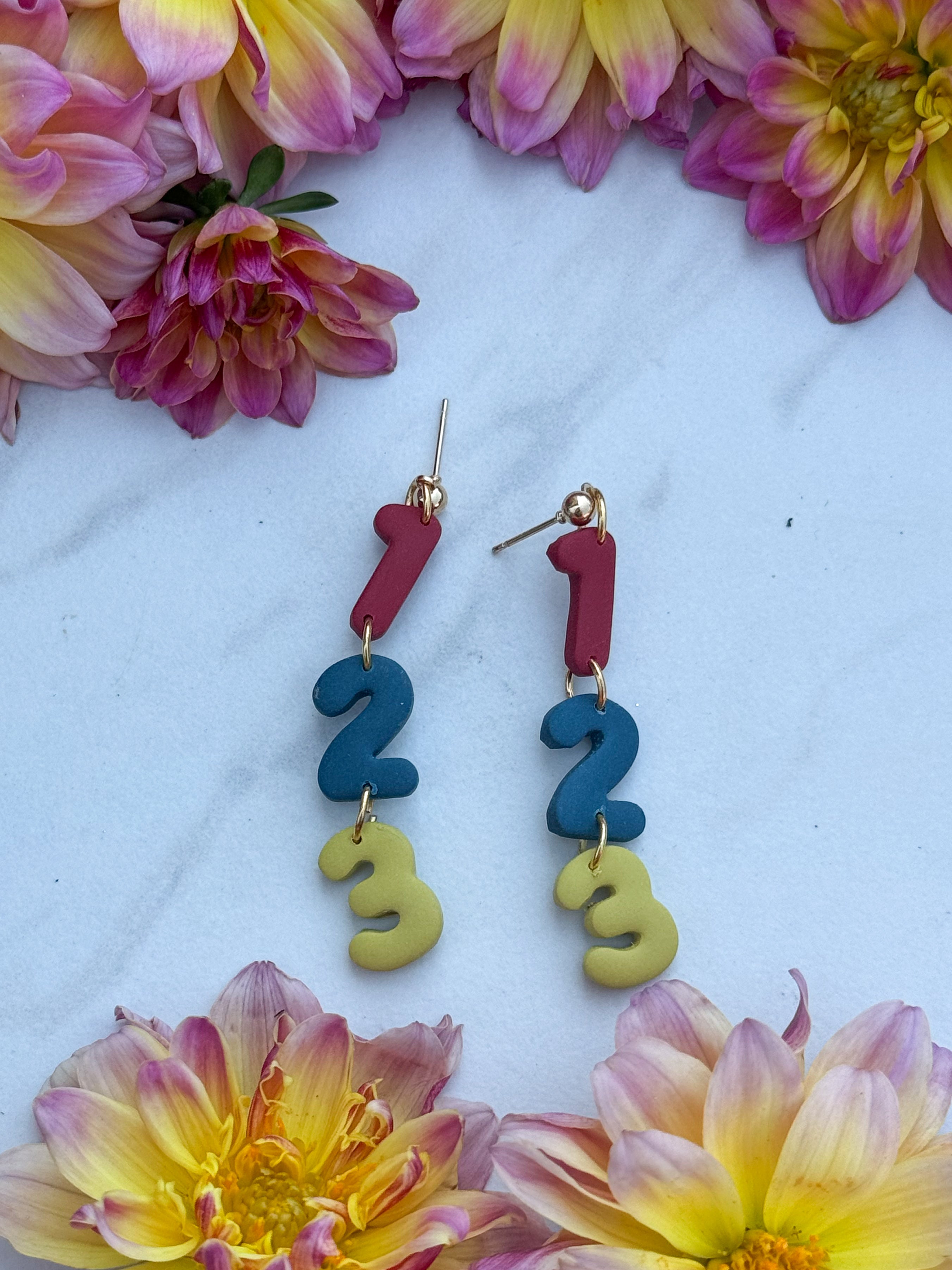 123 Clay Earrings