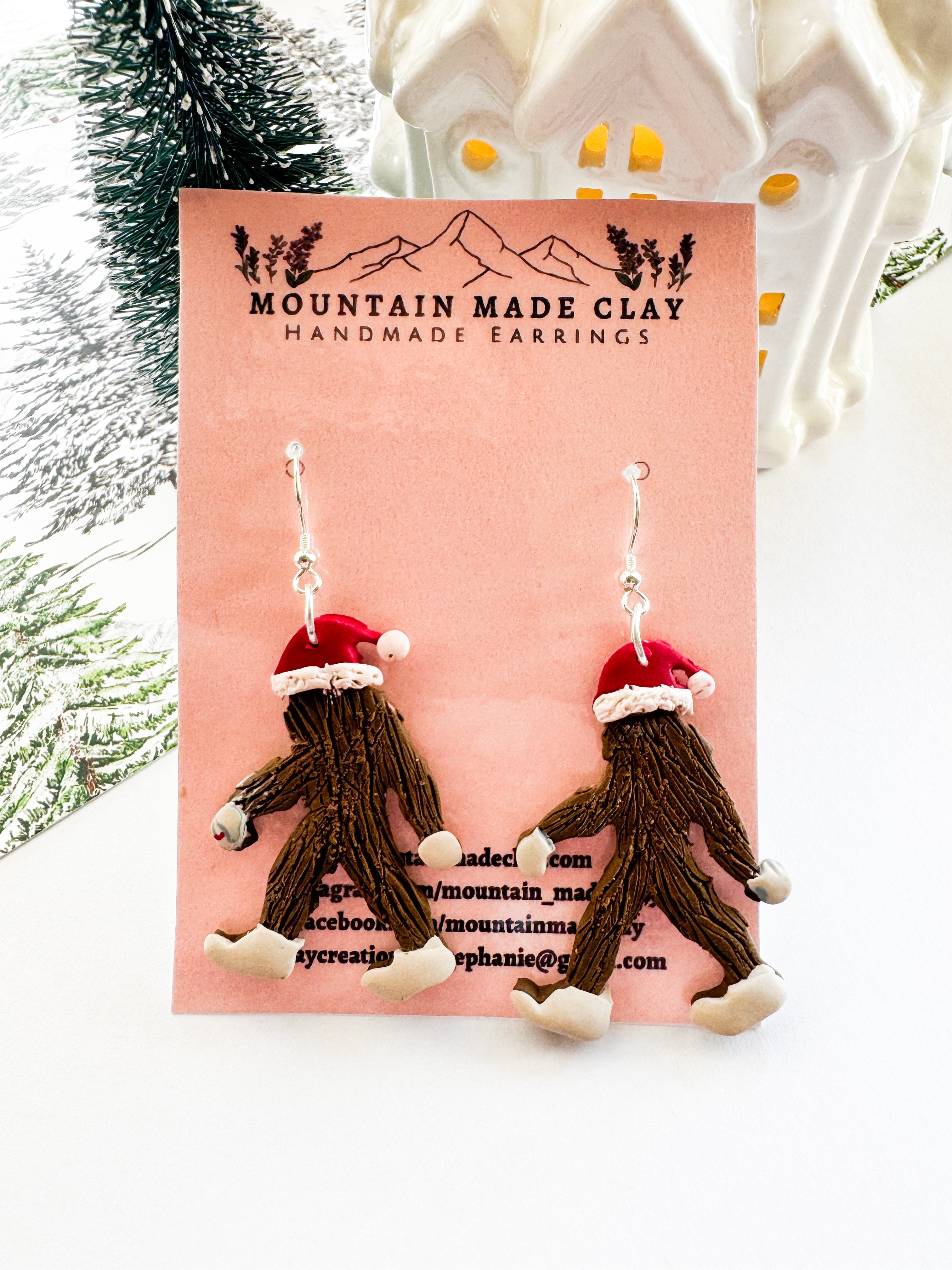 Sasquatch Santa Dangles