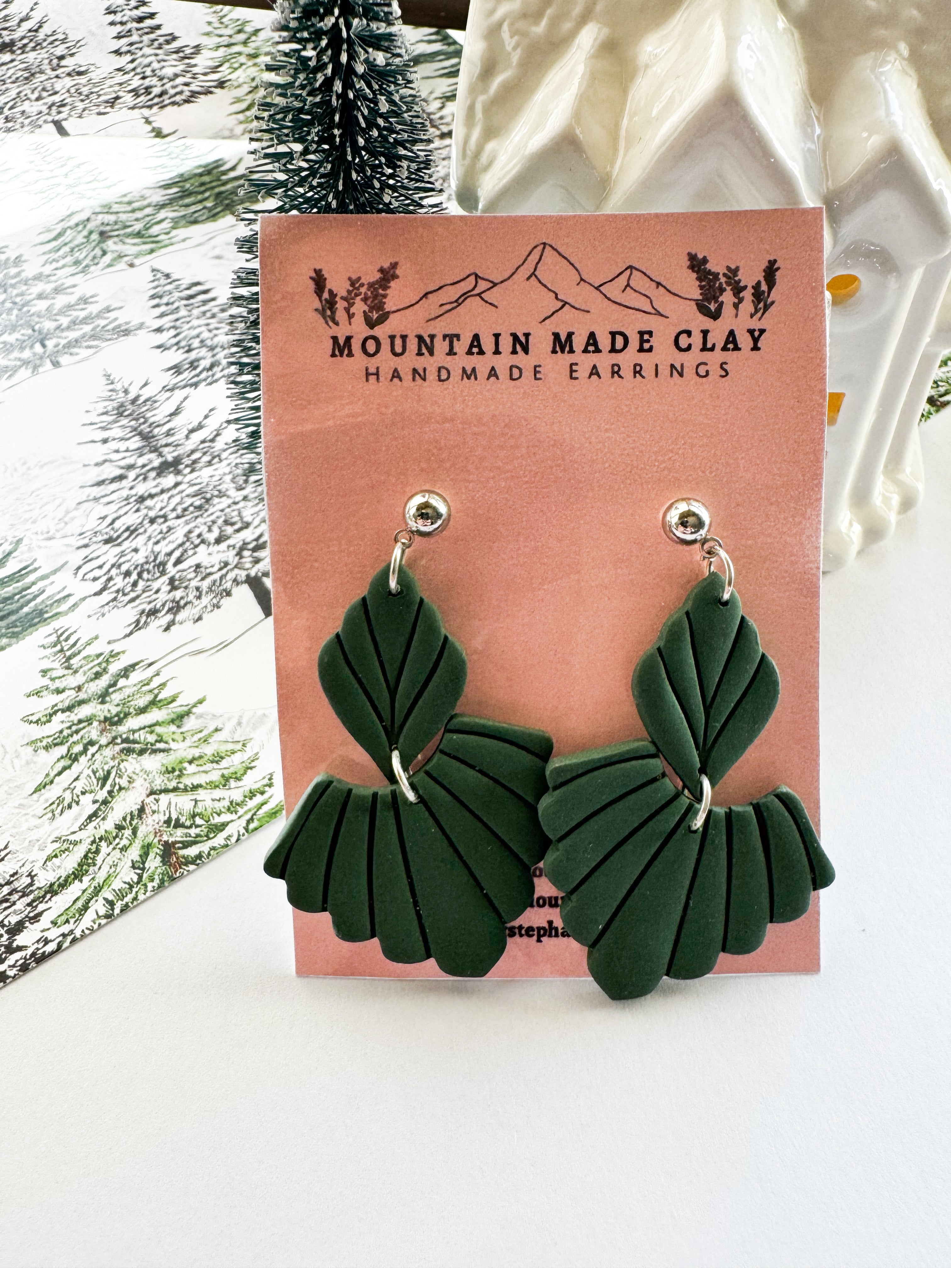 Cedar Fan Statement Dangles