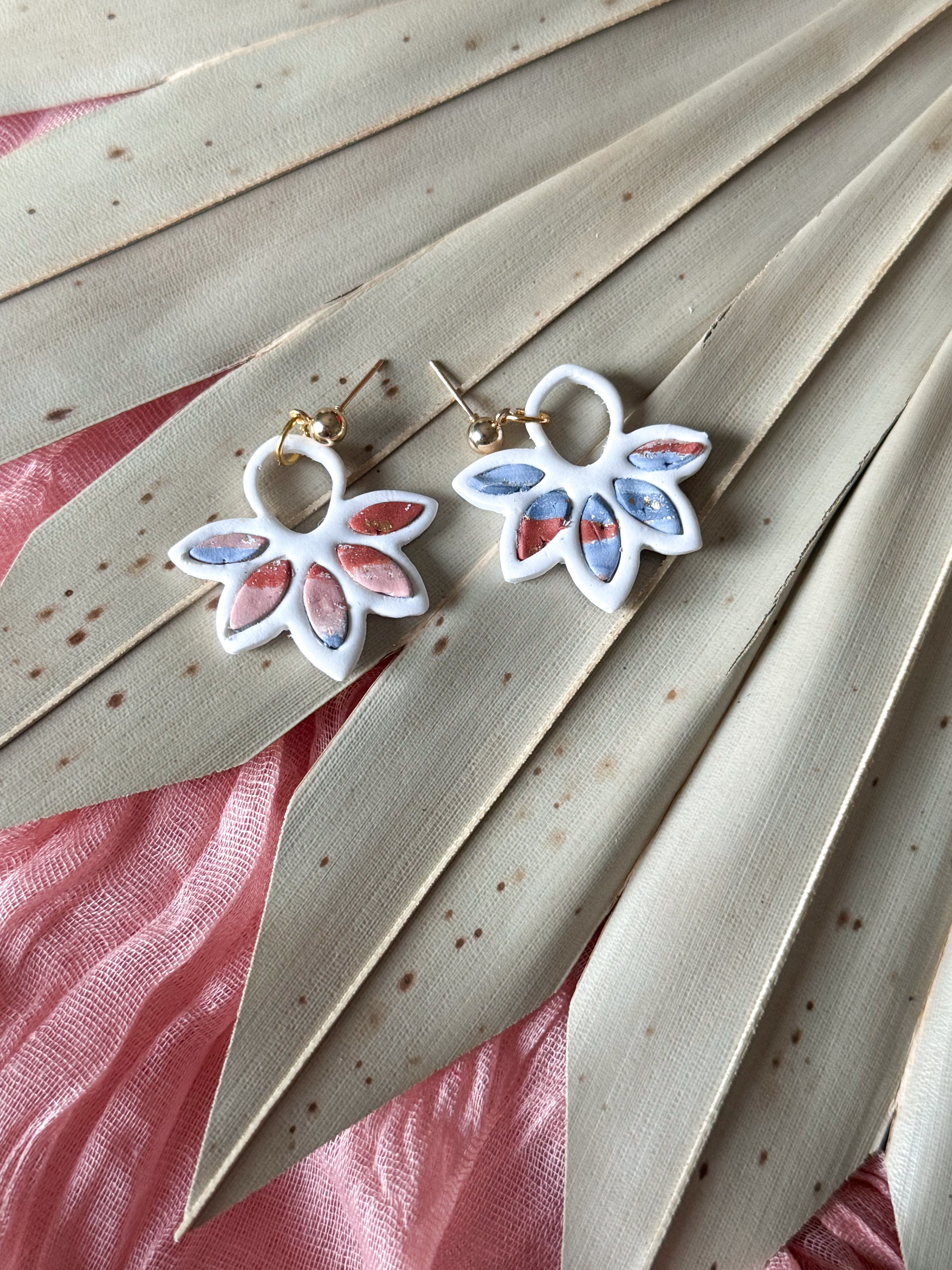 Marbled Clay Earrings