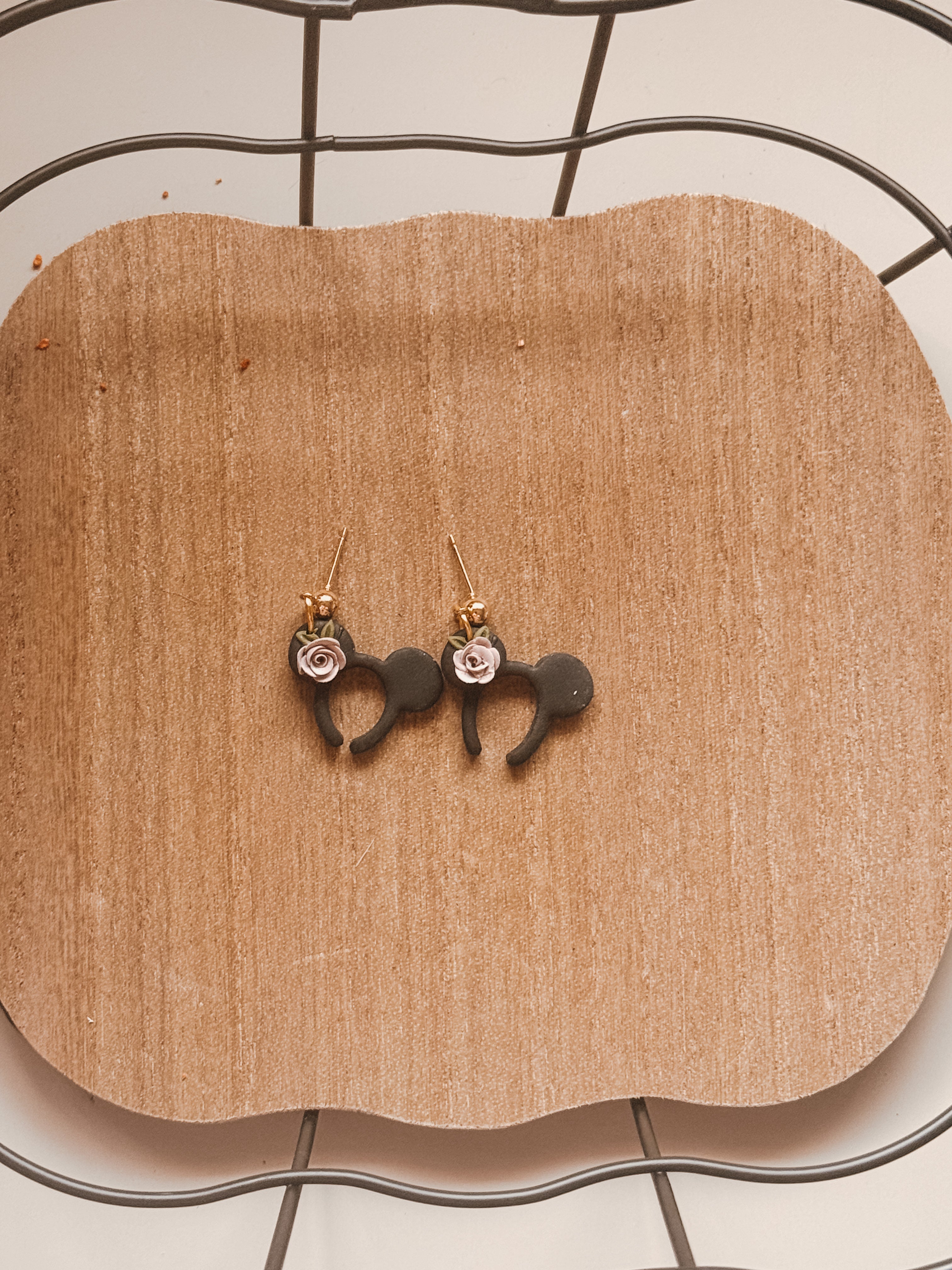 Mouse Clay Earrings