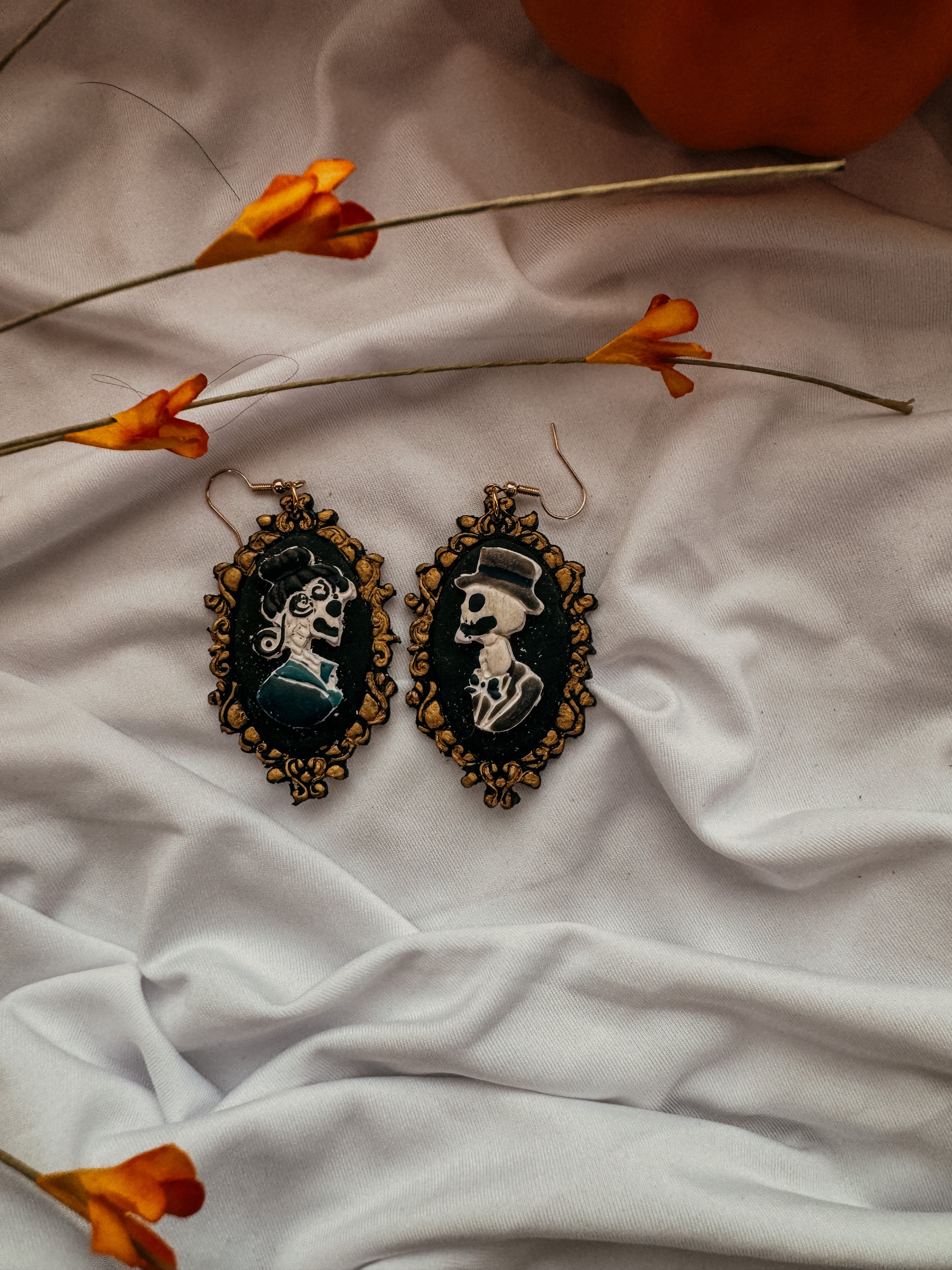 Cameos Clay Earrings