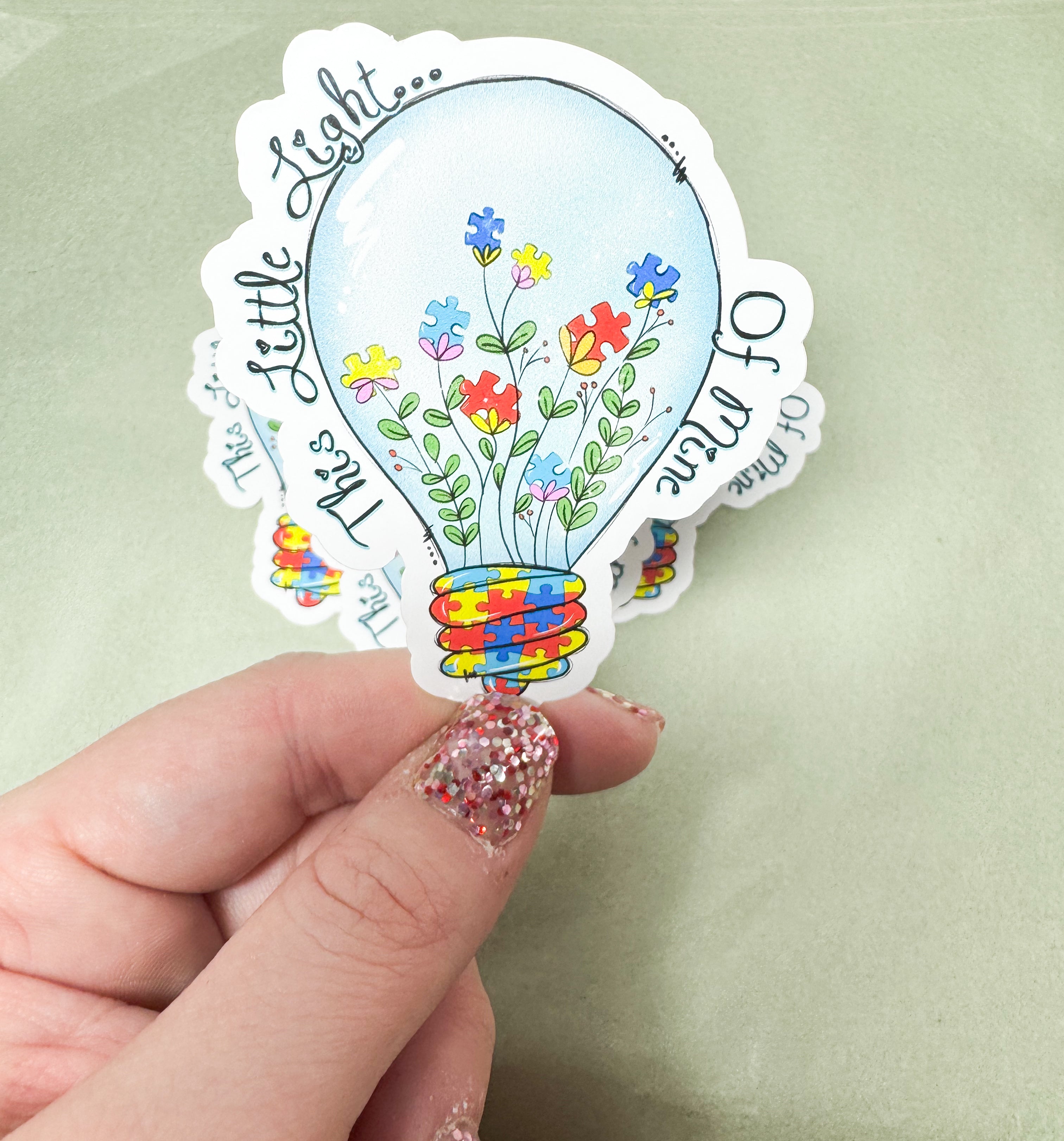 This Little Light Of Mine Vinyl Sticker
