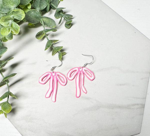 Outline Bow Dangles