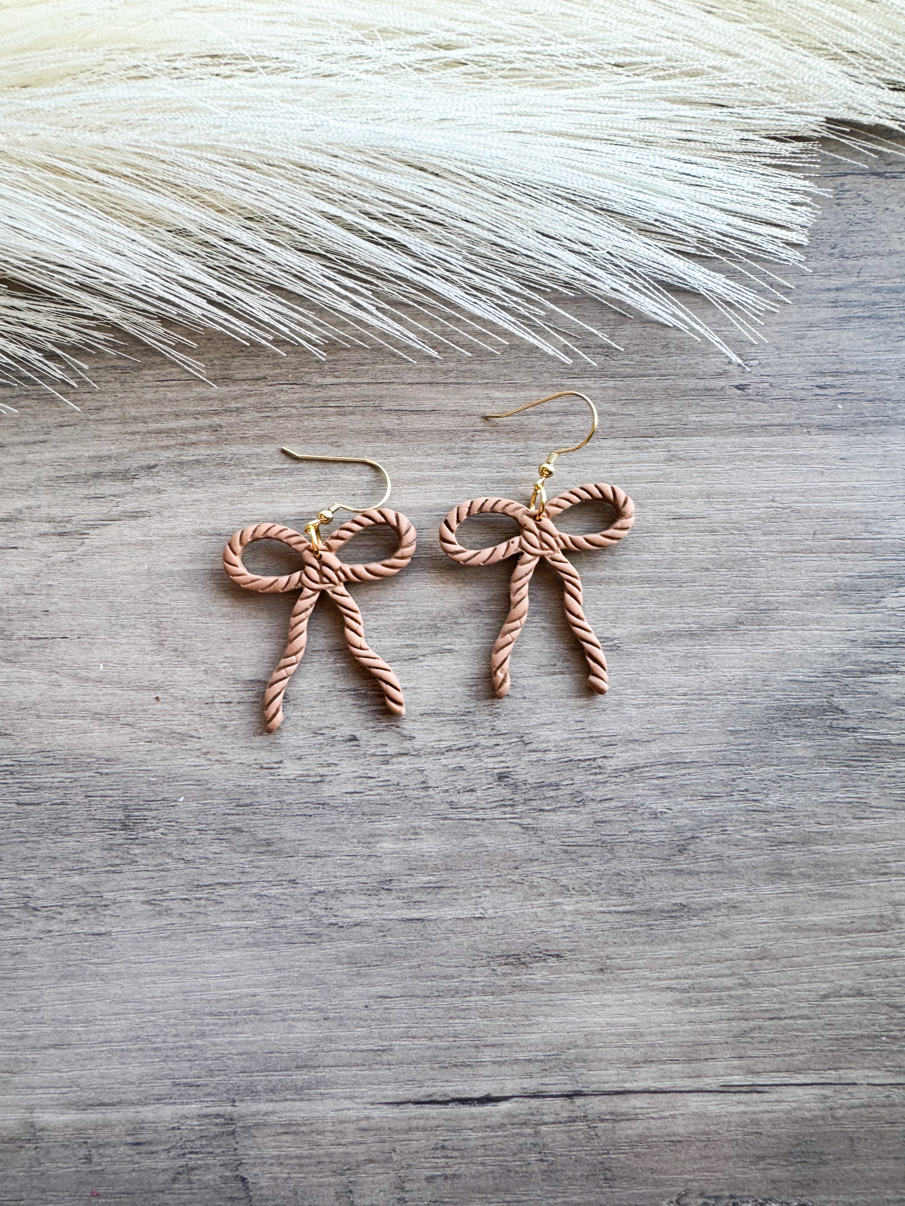 Loretta Lasso Bow Earrings